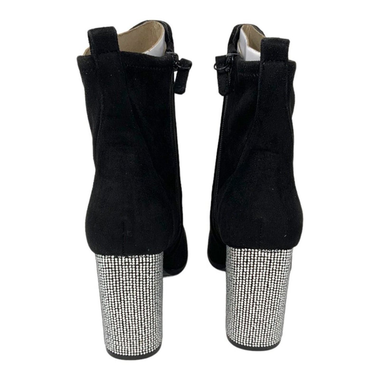 Aldo Aldo Aurla Black Ankle Boot Rhinestone Heel 8 NWT $140 MSRP Size US 8 / IT 38 - 7 Thumbnail