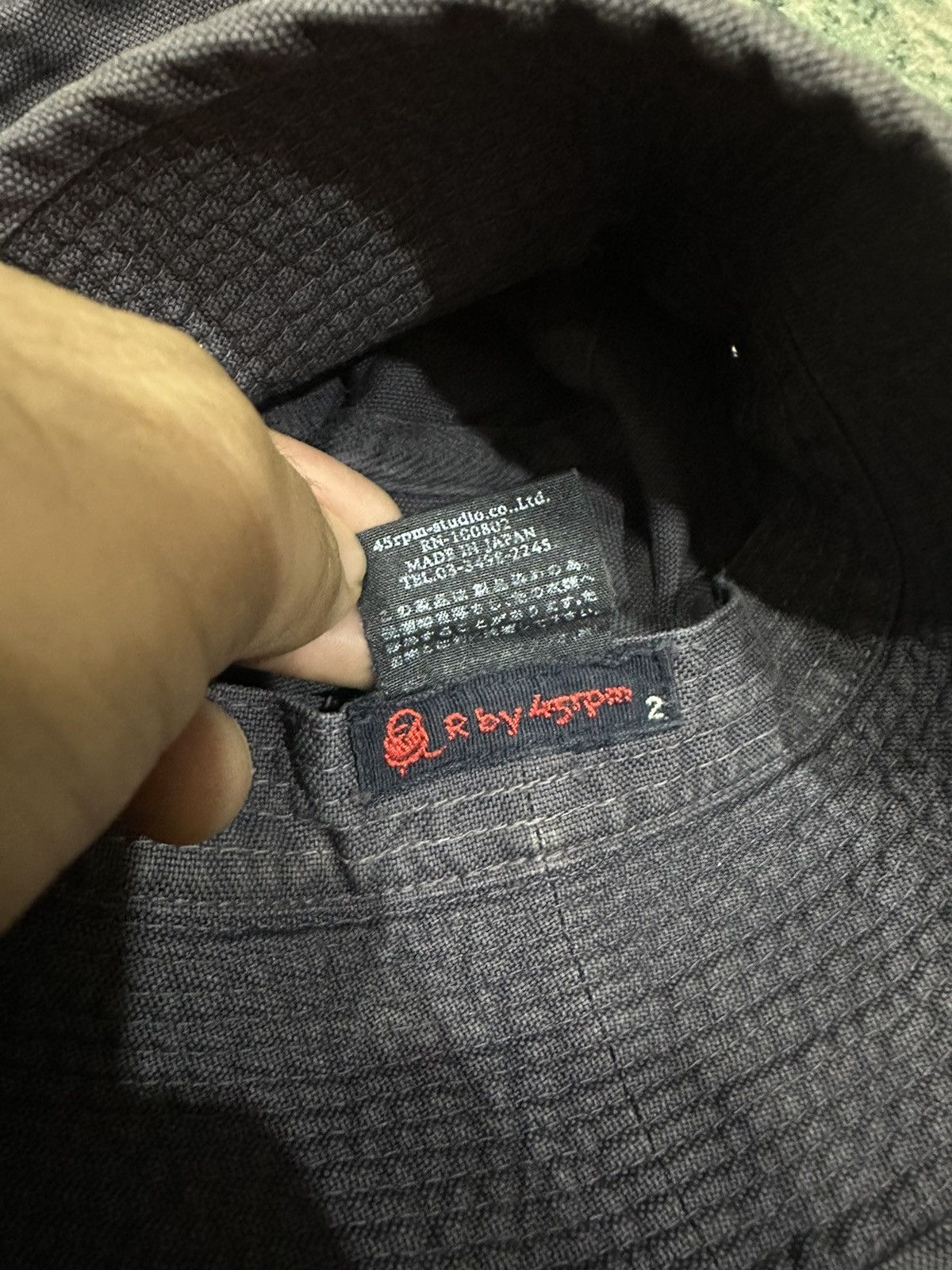45rpm R By 45rpm Kapital Boro Style Bucket Hat Size ONE SIZE - 3 Thumbnail