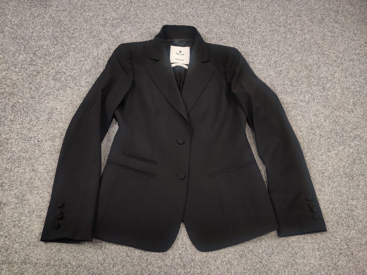 Bally Bally Italy Design Luxury Blazer Jacket Wool Blend Black Size L / US 10 / IT 46 - 3 Thumbnail