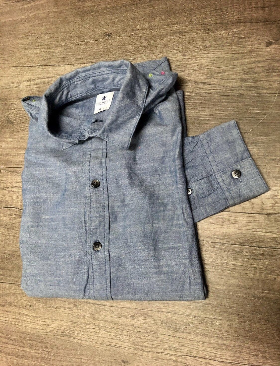 Paul Smith × R.Newbold × Vintage Vintage Chambray Shirt R.Newbold by Paul Smitch Size US M / EU 48-50 / 2 - 19 Thumbnail