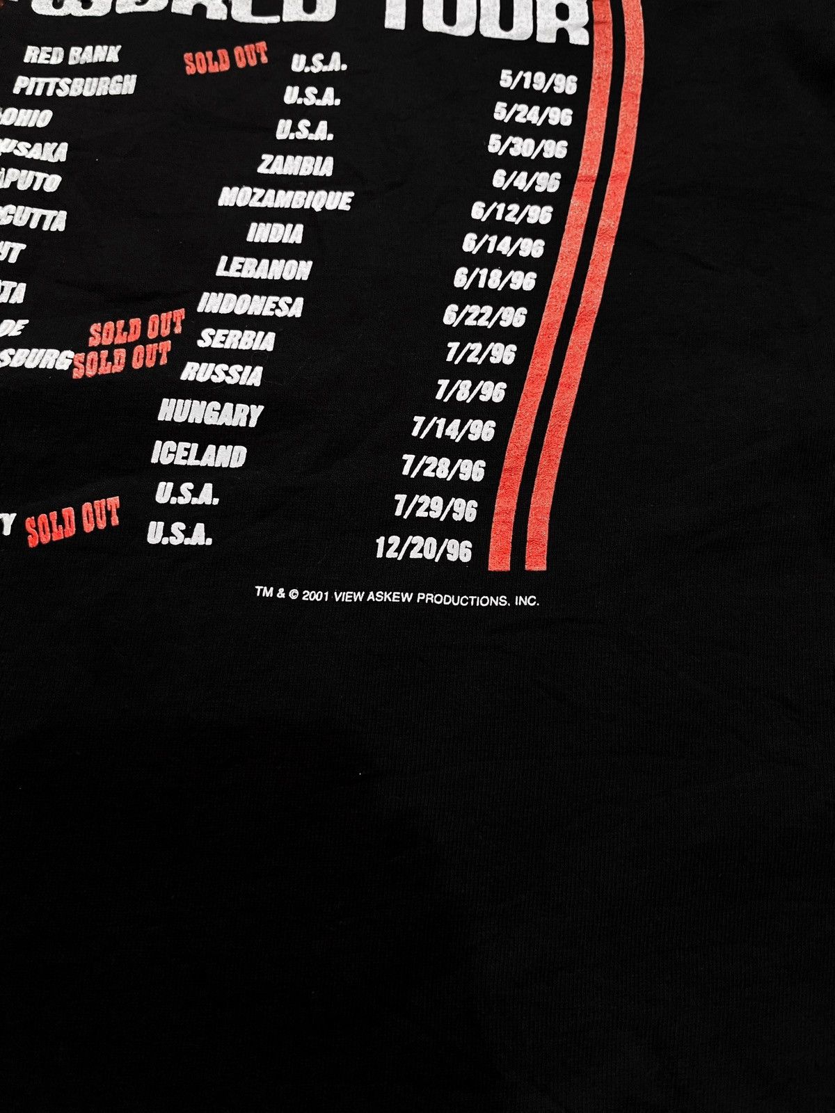 Hanes Berserker Official Tour Tee Size US XL / EU 56 / 4 - 8 Thumbnail