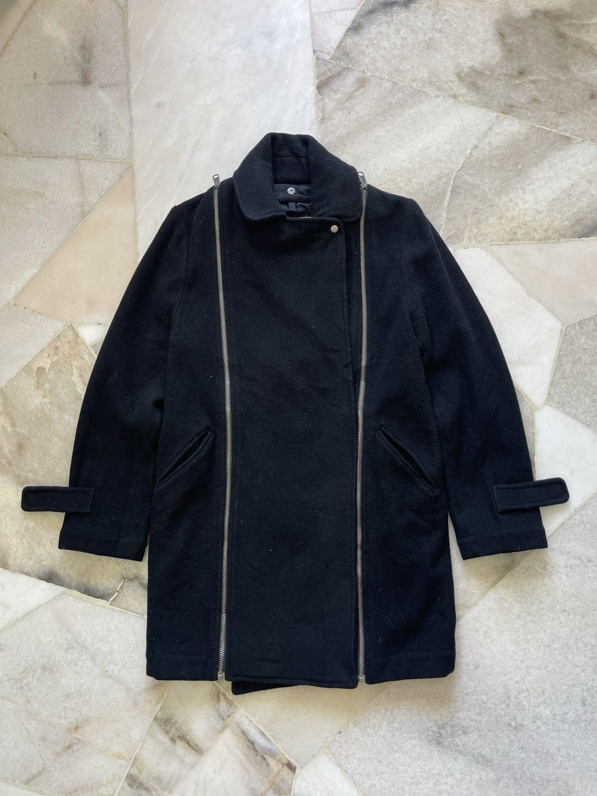 Maison Margiela A/W 2011 Maison Margiela MM6 Detachable Zipper Wool Jacket Size US S / EU 44-46 / 1 - 4 Thumbnail