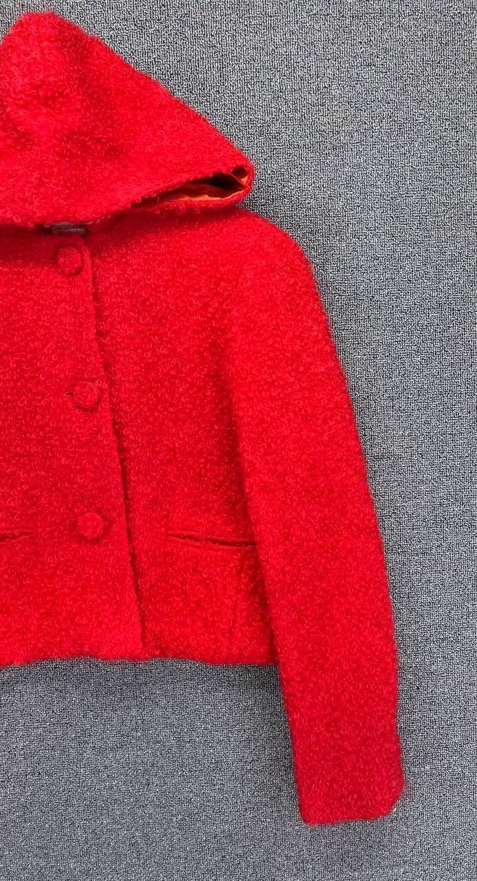 agnes b. Vintage Agnes B. Deep Pile Fleece Hoodie Jacket Size S / US 4 / IT 40 - 4 Thumbnail
