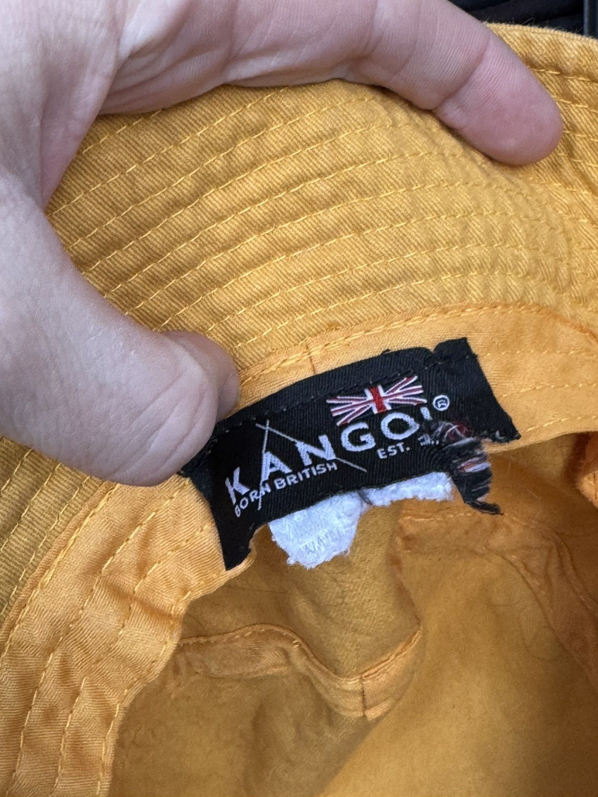 Kangol × Vintage Kangol streetwear yellow bucket hat Size ONE SIZE - 5 Thumbnail