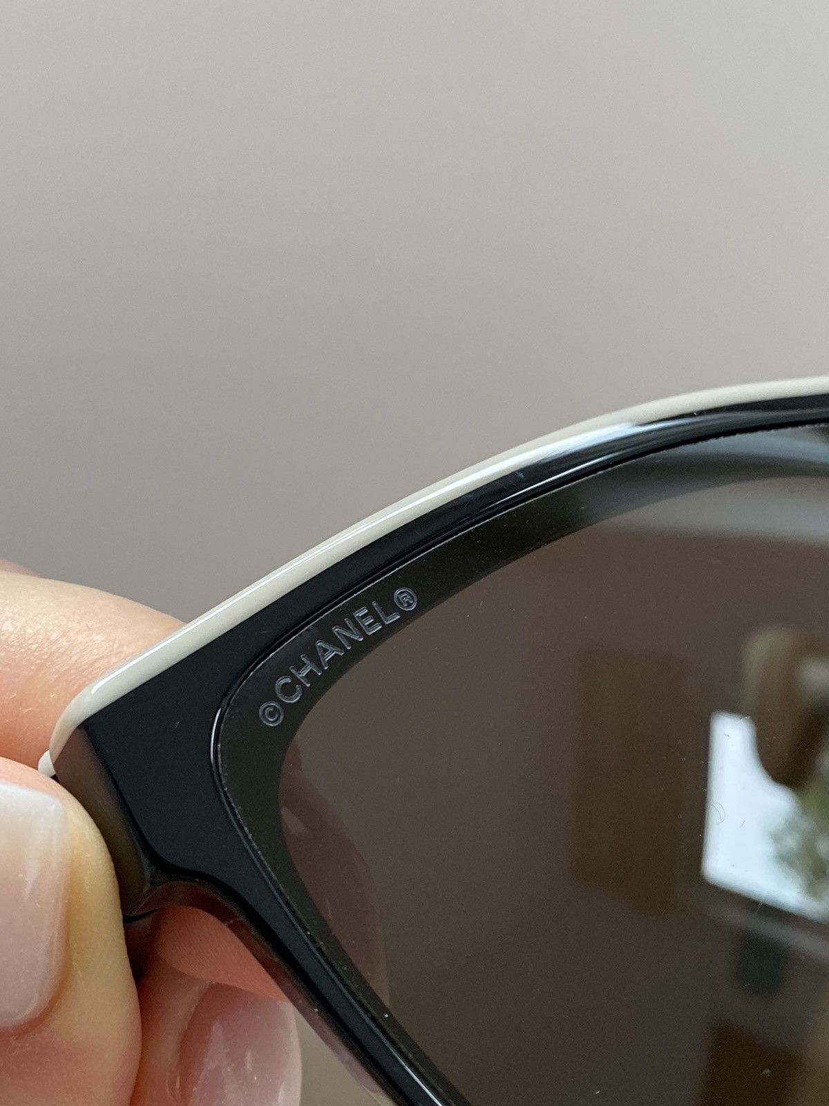 CHANEL CC Logo 5418-A Sunglasses Black