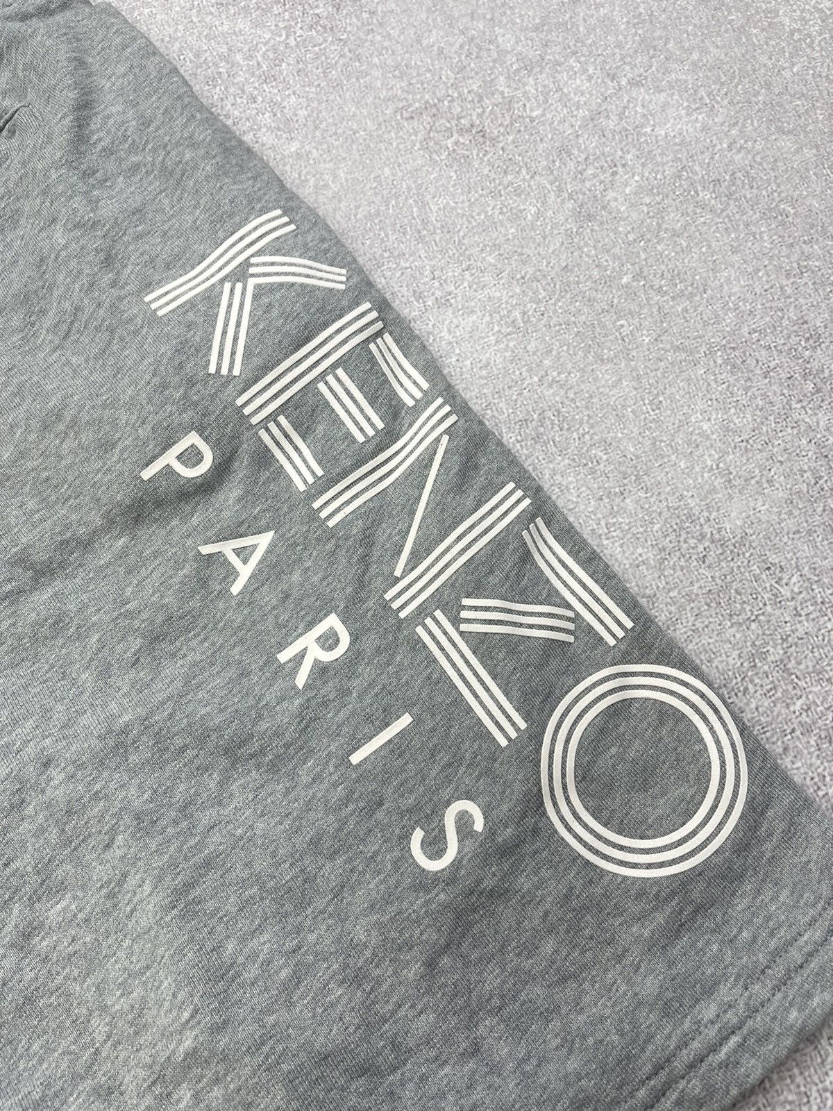Kenzo Mens Kenzo Paris Grey Shorts Big Logo Size M Size US 32 / EU 48 - 4 Thumbnail