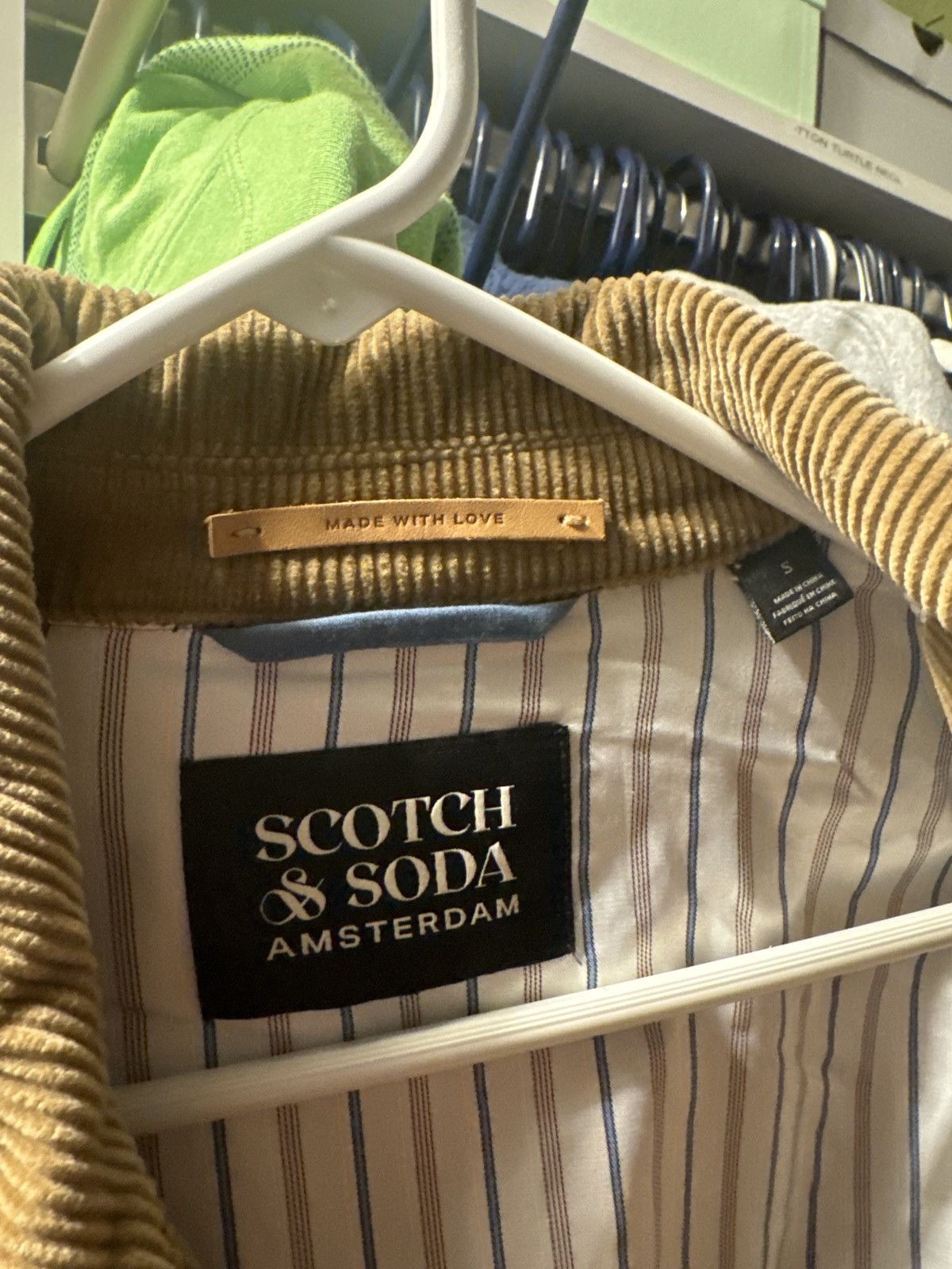 Scotch & Soda Scotch & Soda Brown Corduroy Jacket Size US S / EU 44-46 / 1 - 5 Thumbnail
