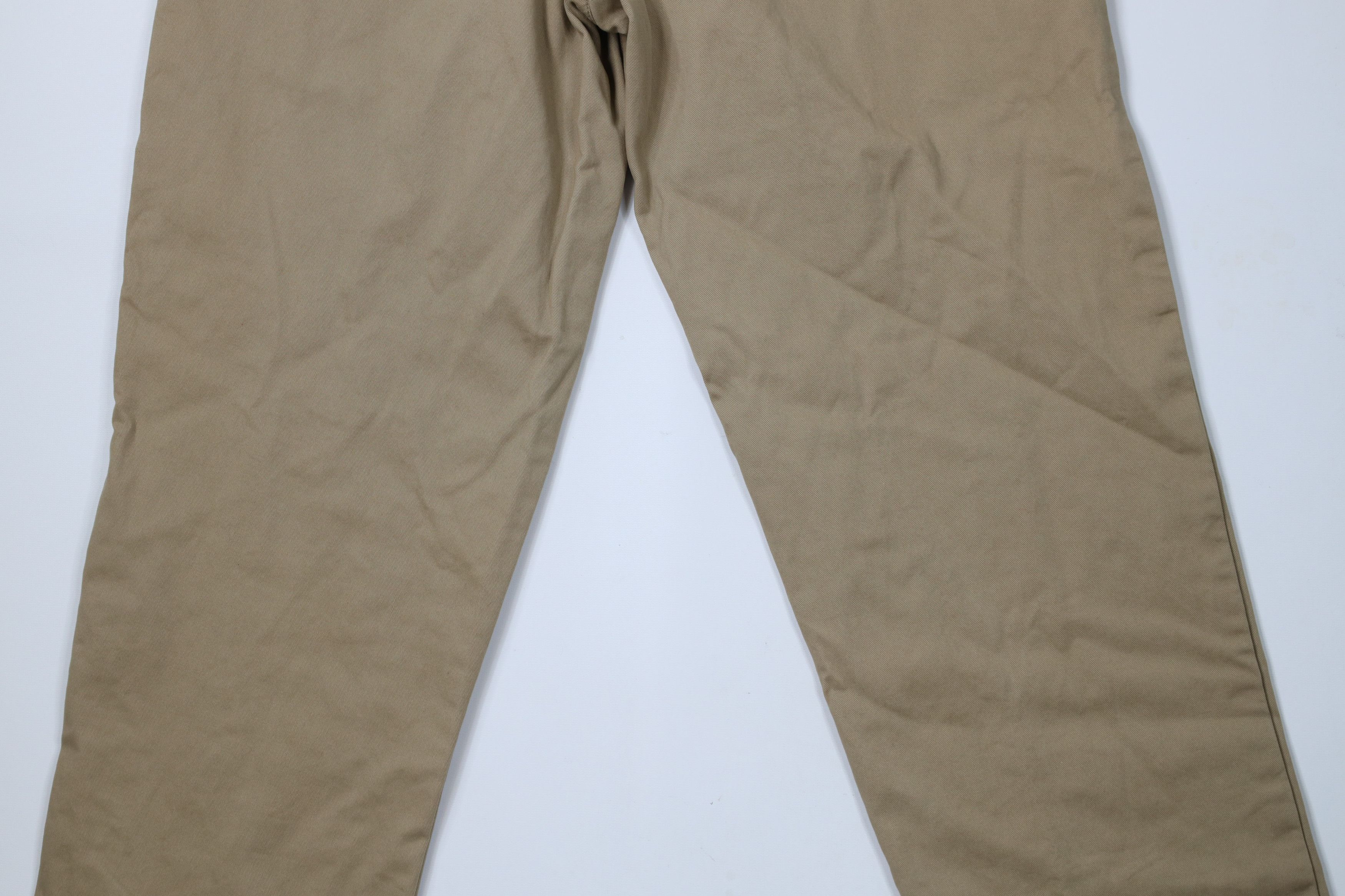 L.L. Bean × Vintage Vintage LL Bean Flannel Lined Natural Fit Chino Pants Beige Size US 32 / EU 48 - 12 Thumbnail