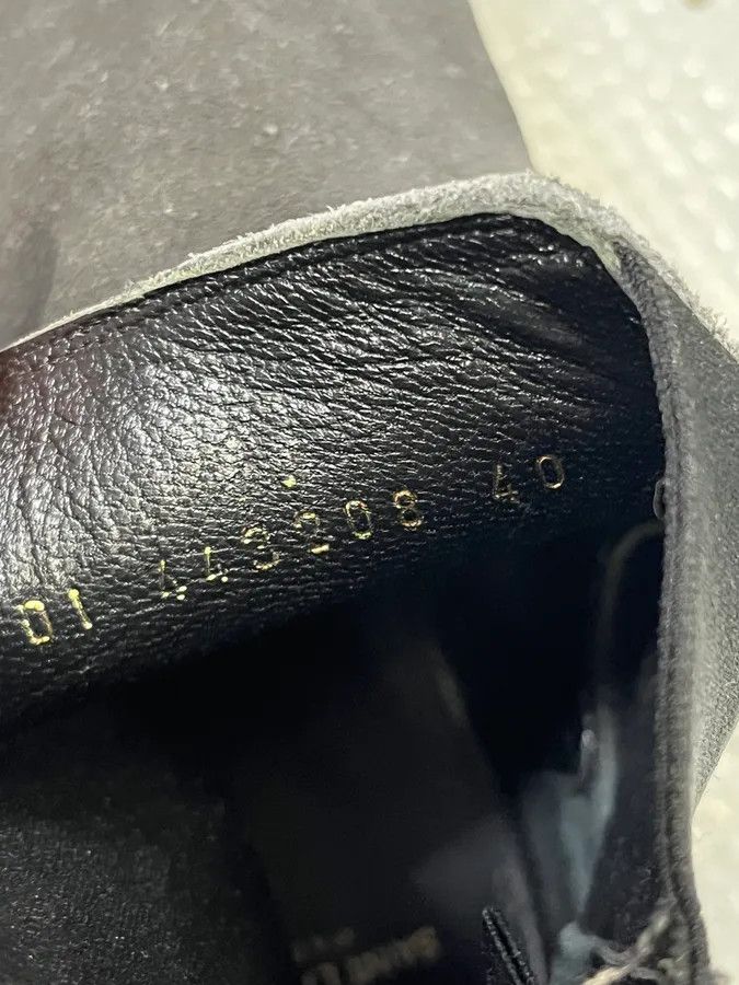Saint Laurent Paris Saint Laurent Dark Grey Suede Chelsea Boots Size US 7 / EU 40 - 8 Thumbnail