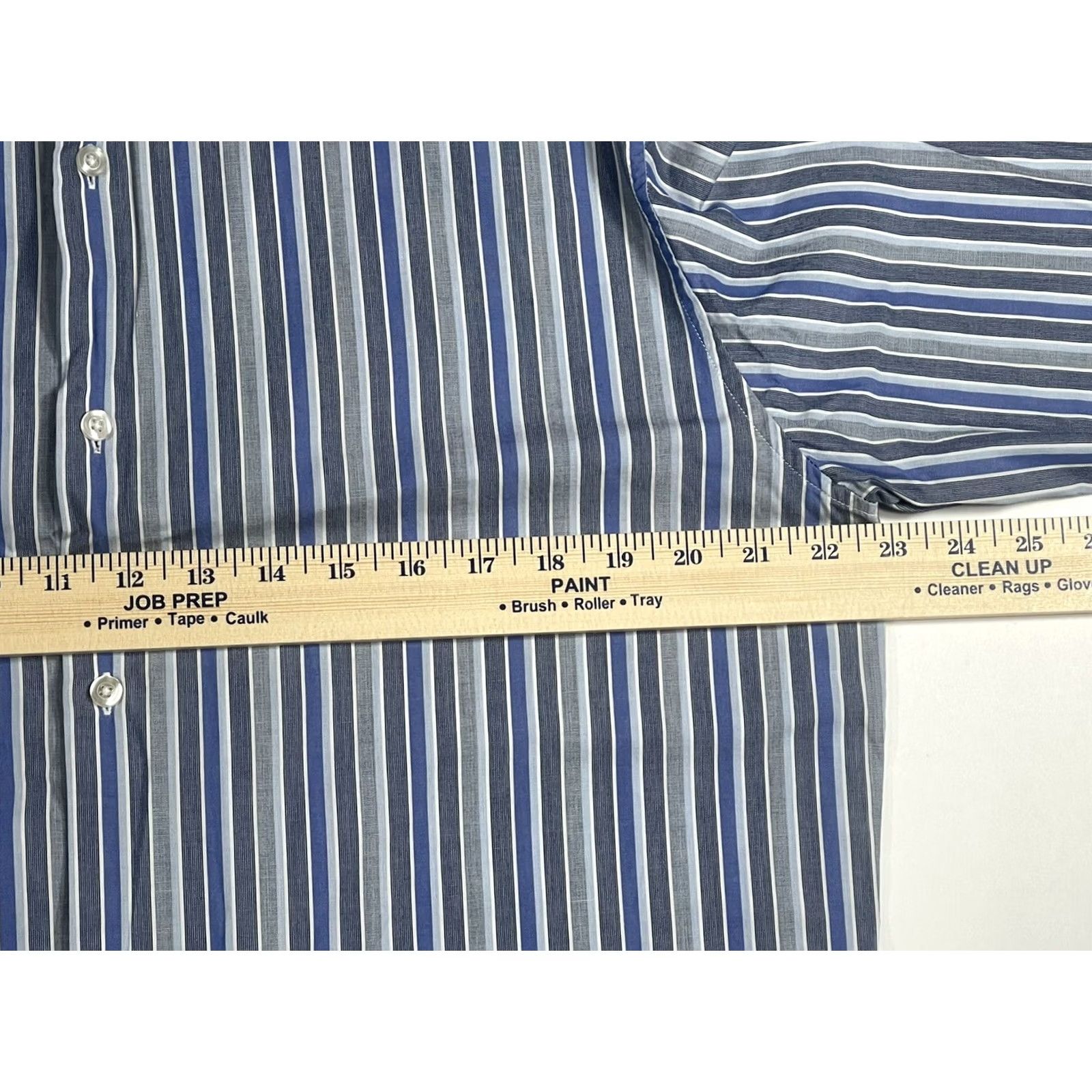 Vintage Axcess Shirt Mens L Casual Striped Cotton Long Sleeve Button Front Classic Fit Size US L / EU 52-54 / 3 - 7 Thumbnail