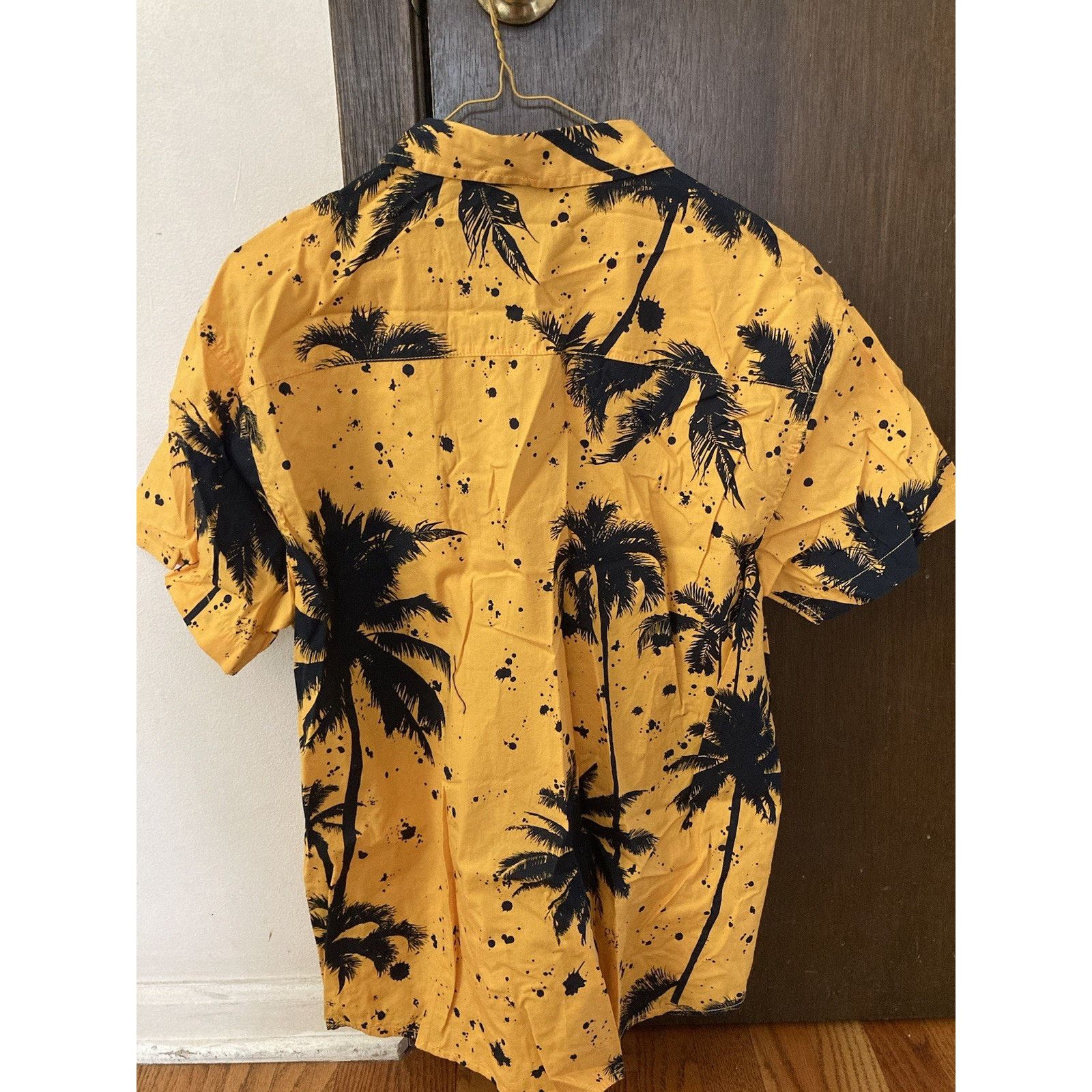 Southpole Southpole Yellow Hawaiian Palm Tree Streetwear Shirt L Y2K Size US L / EU 52-54 / 3 - 3 Thumbnail