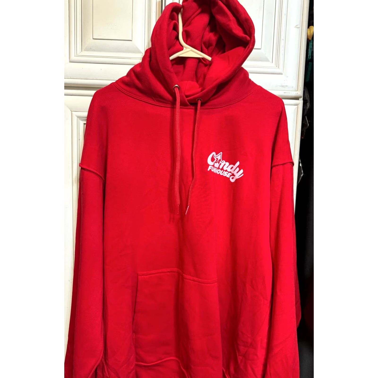 Vintage ATC Unisex Candy Funhouse Pullover Hoodie Sweatshirt Red XL Size XL / US 12-14 / IT 48-50 - 2 Thumbnail