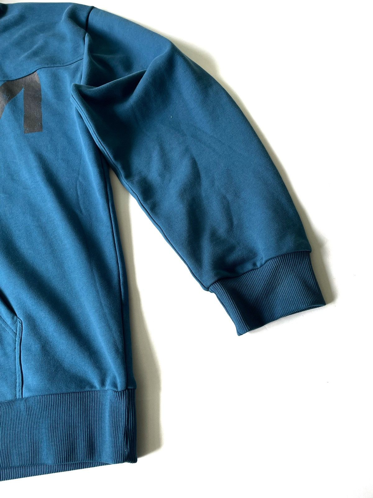 Designer × M+Rc Noir M+RC Noir Blue Pullover Hoodie Front Logo Overlay Print XL Size US XL / EU 56 / 4 - 4 Thumbnail