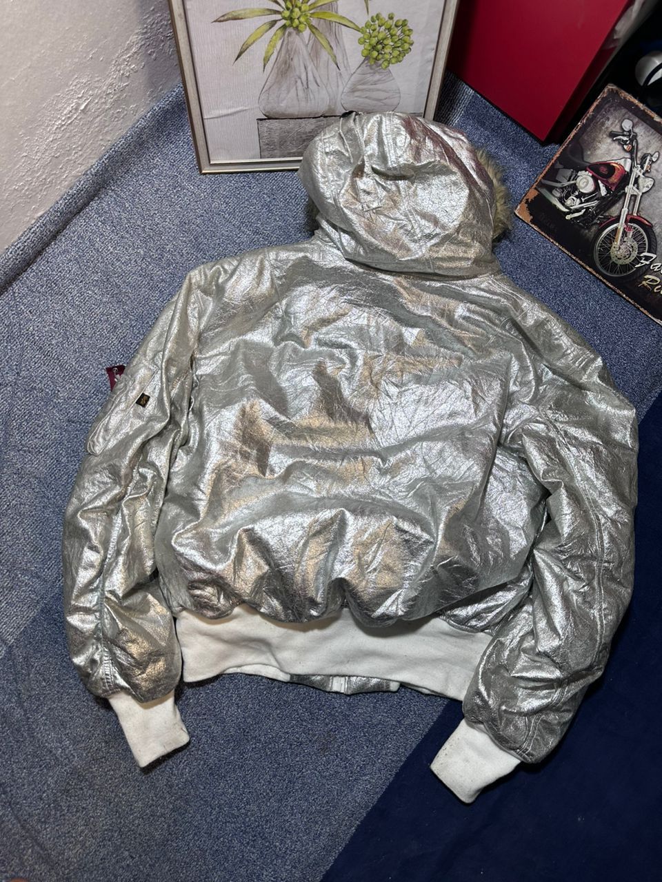 Alpha Industries ALPHA INDUSTRIES N-2B Metallic Bomber Jacket Size US M / EU 48-50 / 2 - 2 Thumbnail