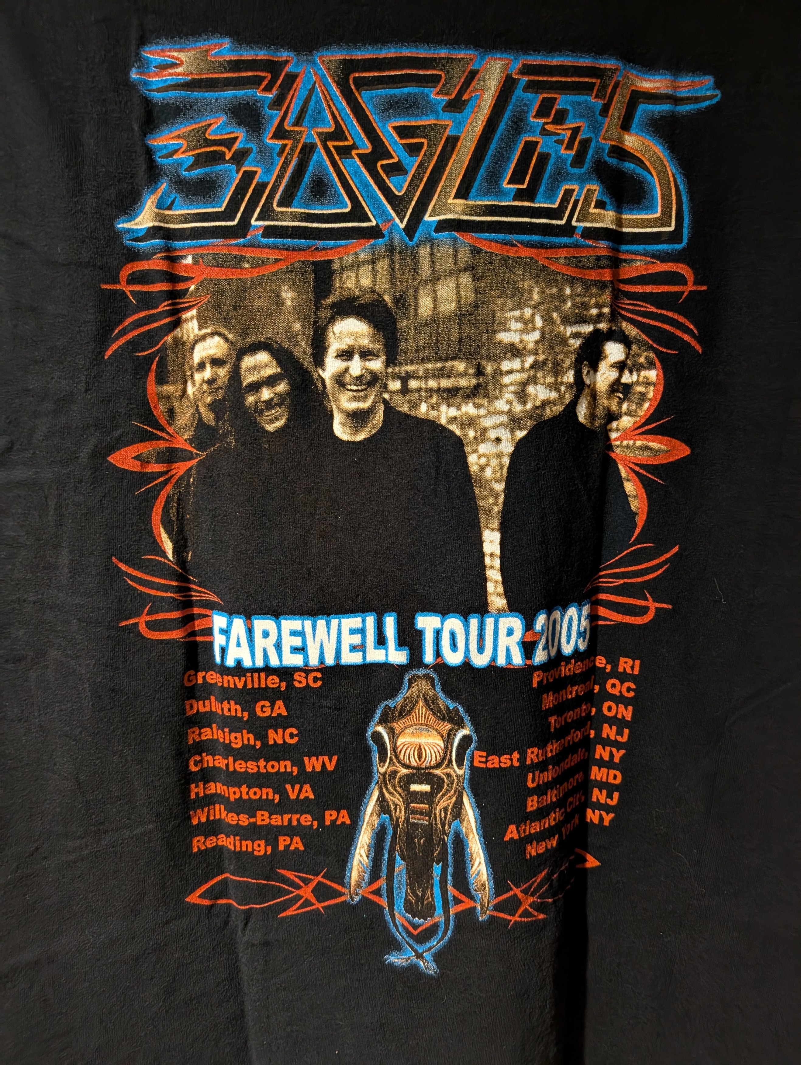 Band Tees VTG 2005 The Eagles Farewell Tour T-Shirt Band Photo Concert Size US XL / EU 56 / 4 - 5 Thumbnail