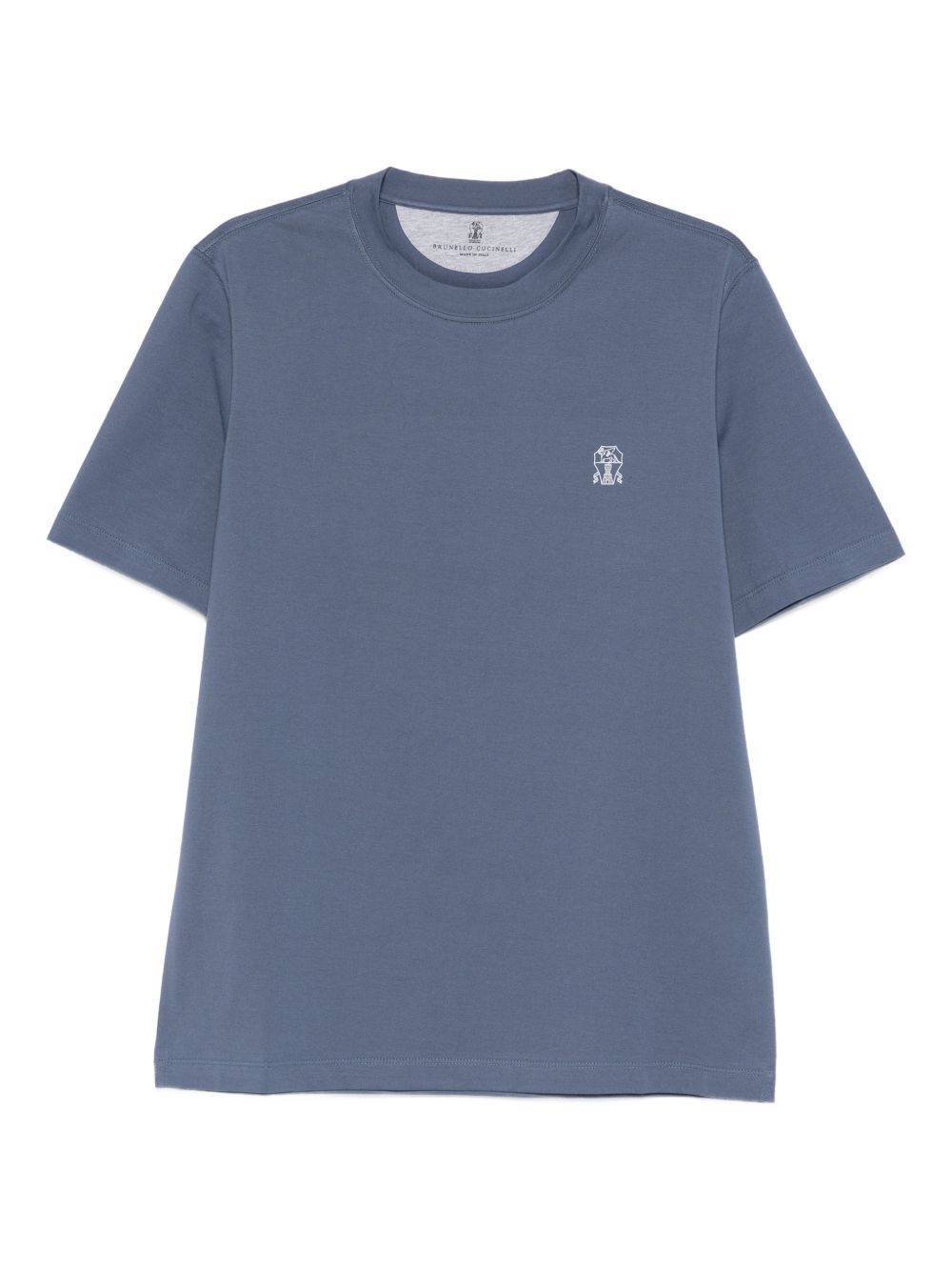 Brunello Cucinelli LOGO COTTON T-SHIRT Size US S / EU 44-46 / 1 - 1 Thumbnail