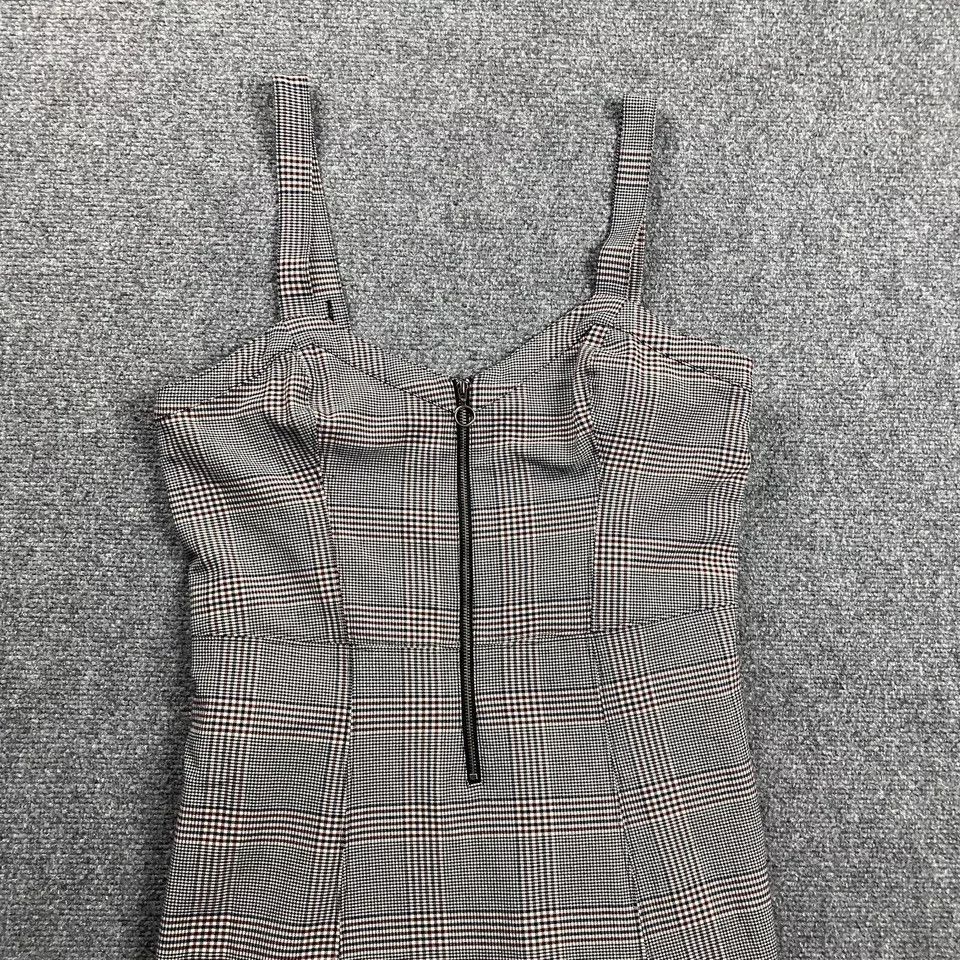 Abercrombie & Fitch Abercrombie & Fitch Dress Womens Large Midi Houndstooth Size L / US 10 / IT 46 - 2 Thumbnail