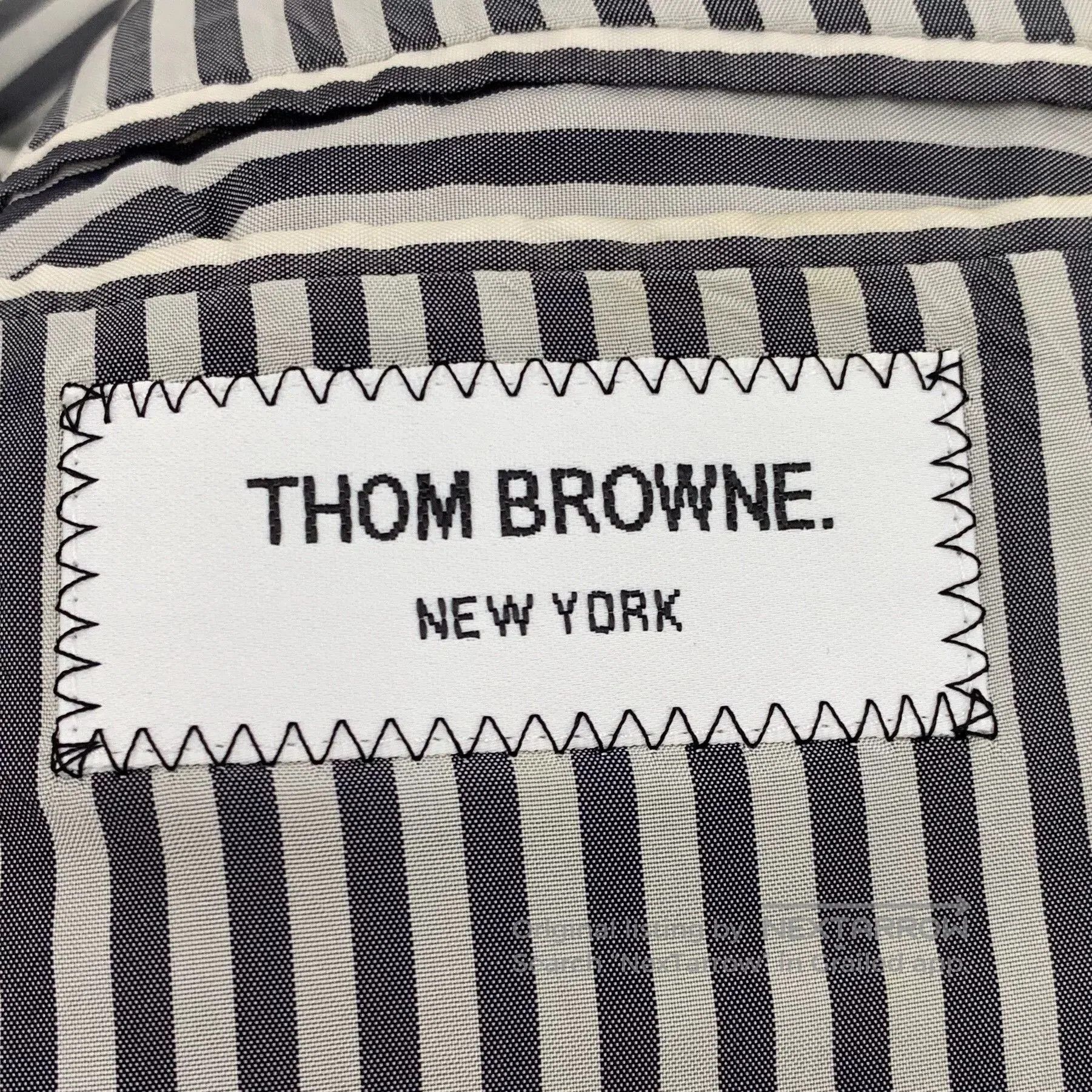 Thom Browne Gray Wool Single-Breasted Blazer. Size US XXS / EU 40 - 5 Thumbnail
