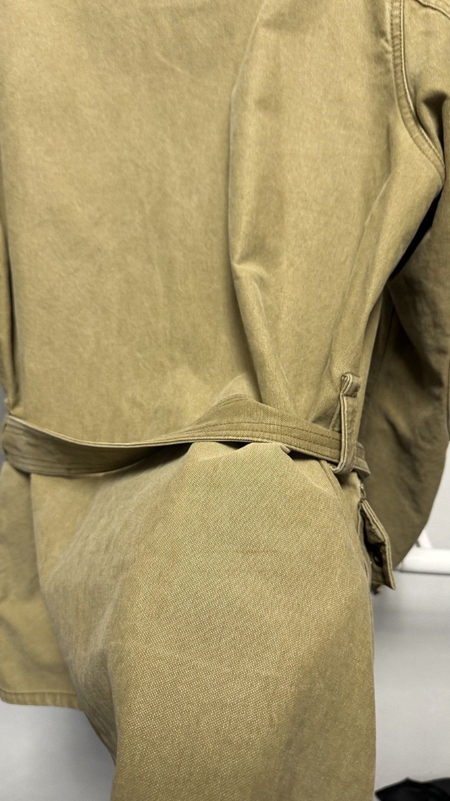 Belstaff Belstaff Men’s Roadmaster Beige Cotton Belted Jacket 1943 Size US L / EU 52-54 / 3 - 12 Thumbnail