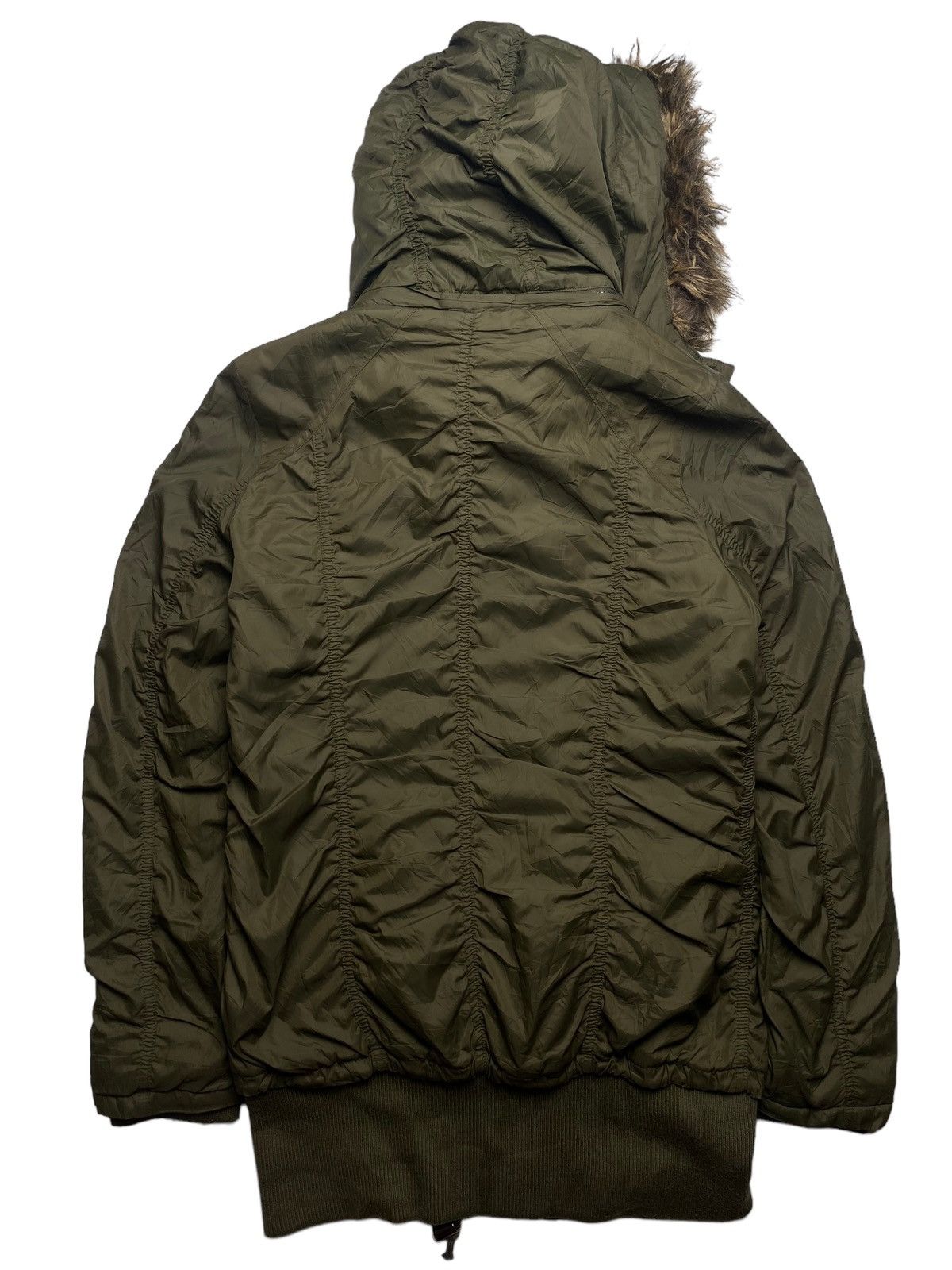 If Six Was Nine × Japanese Brand × Le Grande Bleu (L.G.B.) 2000s Dolly Angela - Fur Hoodie Cargo Jacket Size L / US 10 / IT 46 - 6 Thumbnail