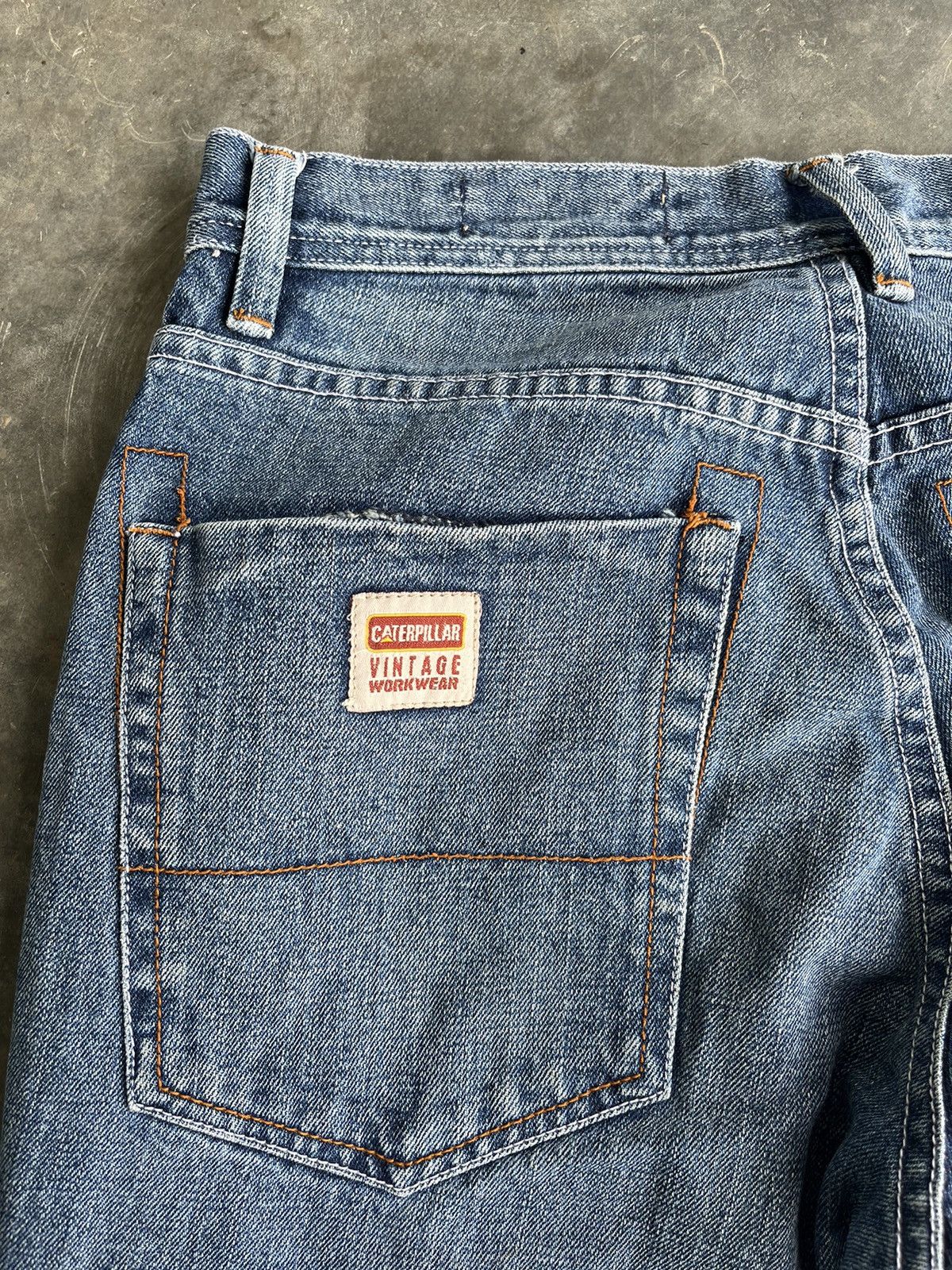 Caterpillar × Japanese Brand × Vintage Vintage Caterpillar Denim Size US 30 / EU 46 - 13 Thumbnail