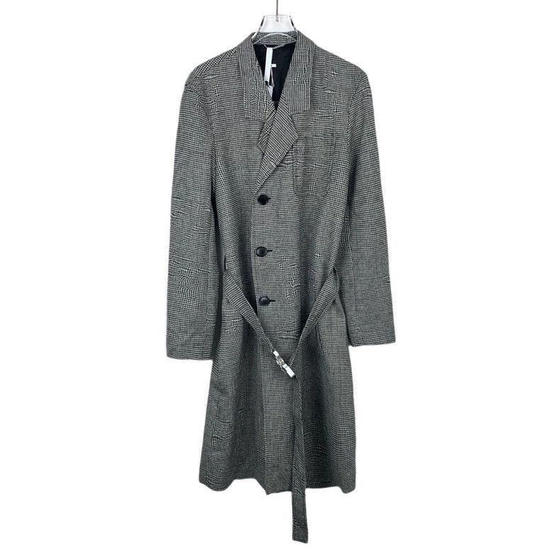 Dior Black and white color matching thousand-bird check loc