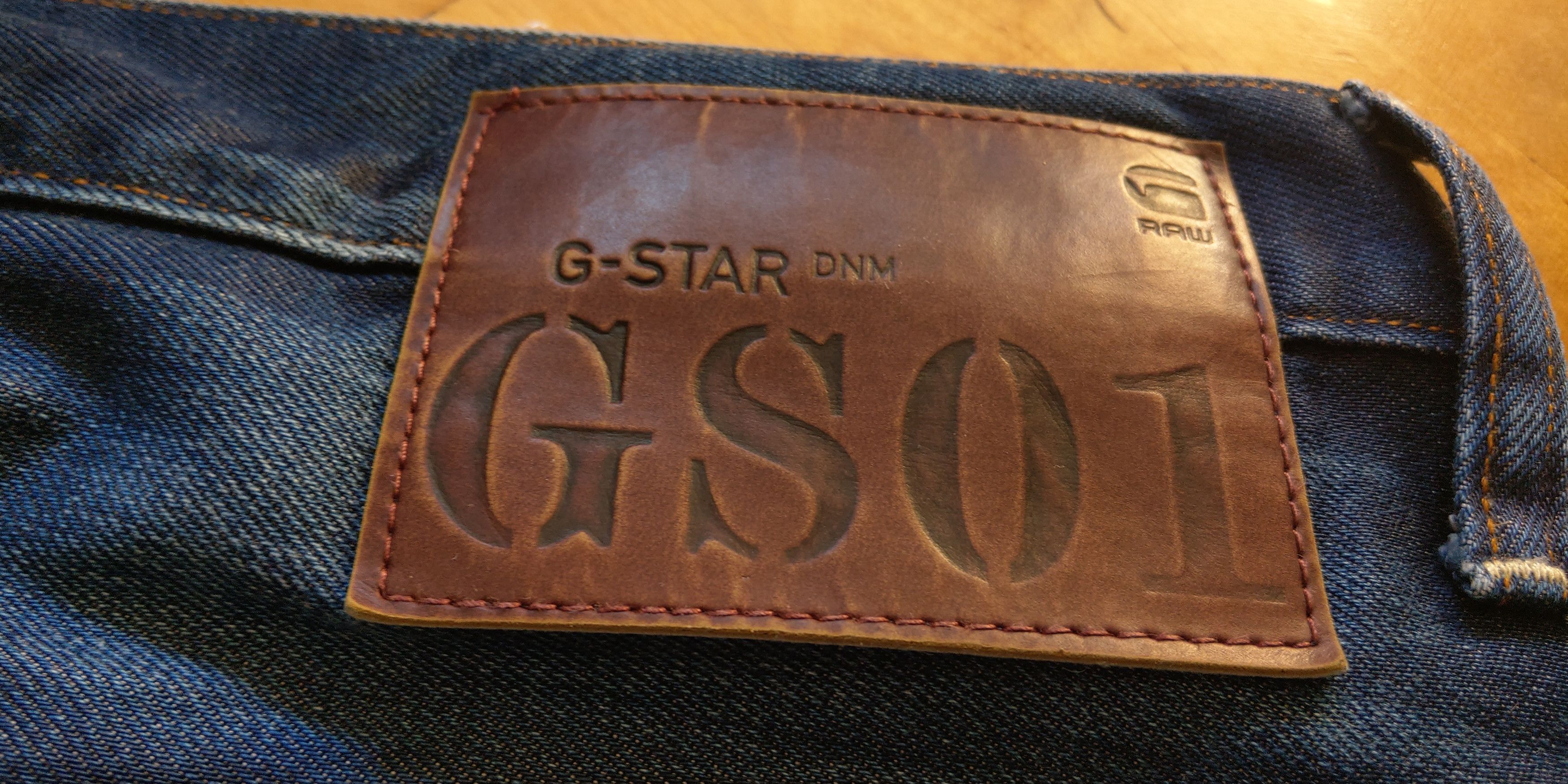 G-Star Flared Raw Denim Stacked Pants Skinny Baggy Alt Neo Goth 31 Size US 31 - 4 Thumbnail