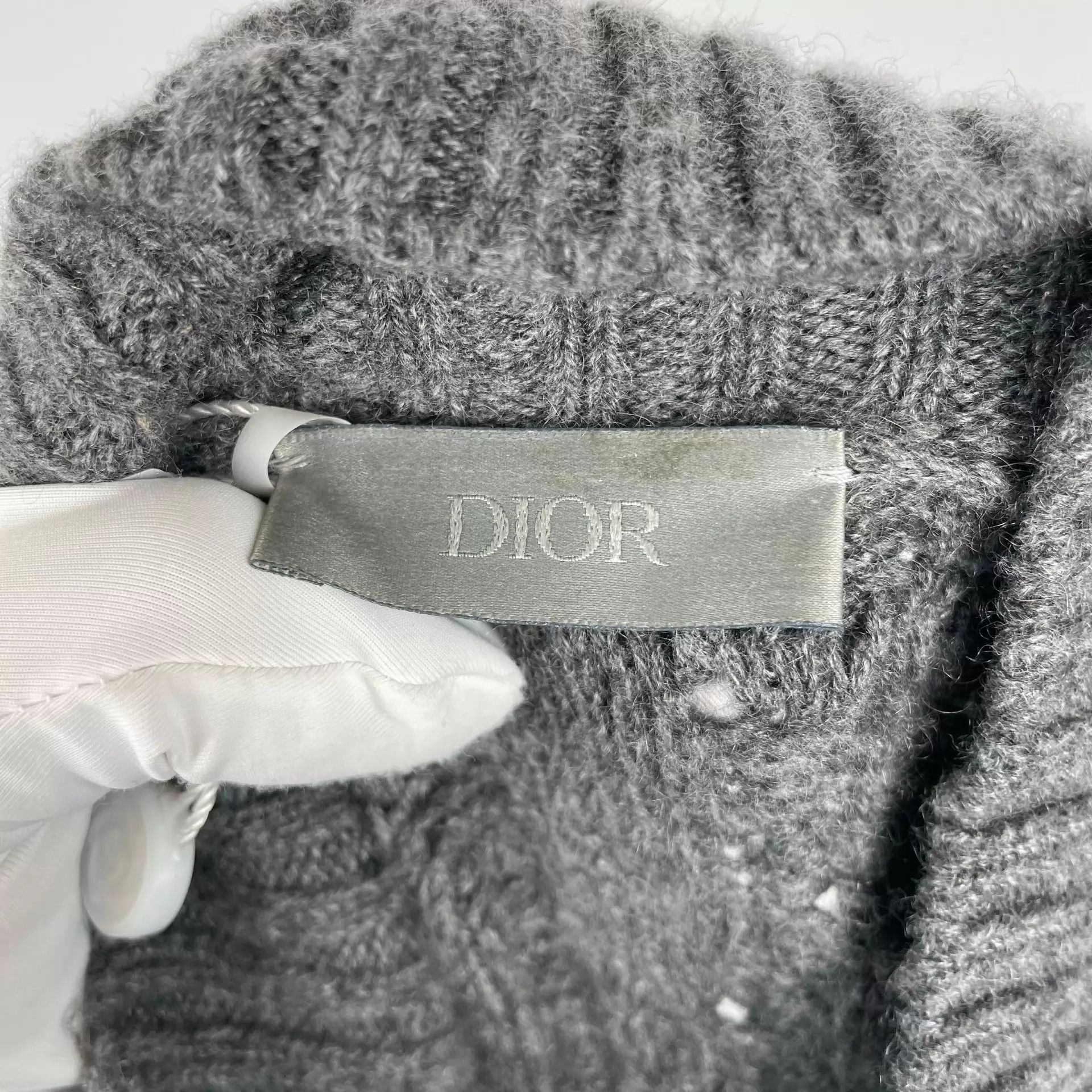 Dior Dior Gray Cashmere Sweater M Size US M / EU 48-50 / 2 - 4 Thumbnail