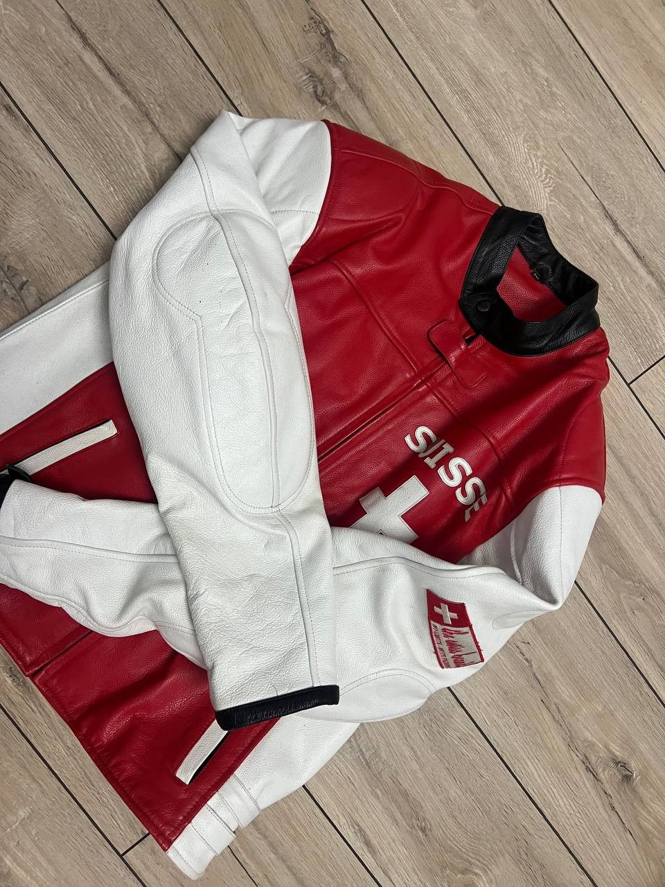 Other Motorcycle Bikers World Swiss Suisse Leather Jacket 2XL Size US XXL / EU 58 / 5 - 7 Thumbnail