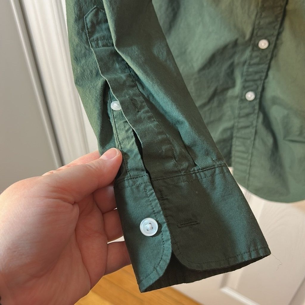 J.Crew J. Crew factory, Men's Green Shirt small classic flex washed Size US S / EU 44-46 / 1 - 6 Thumbnail