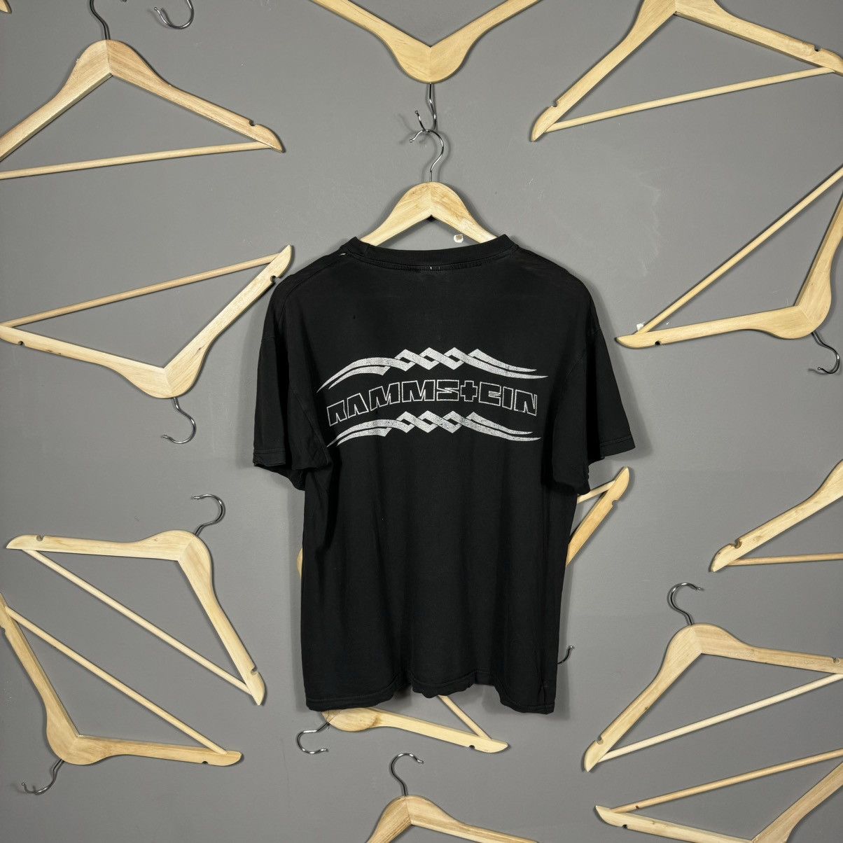 Band Tees Vintage 2004 Rammstein Raise Raise Band T-shirt Size US M / EU 48-50 / 2 - 2 Thumbnail