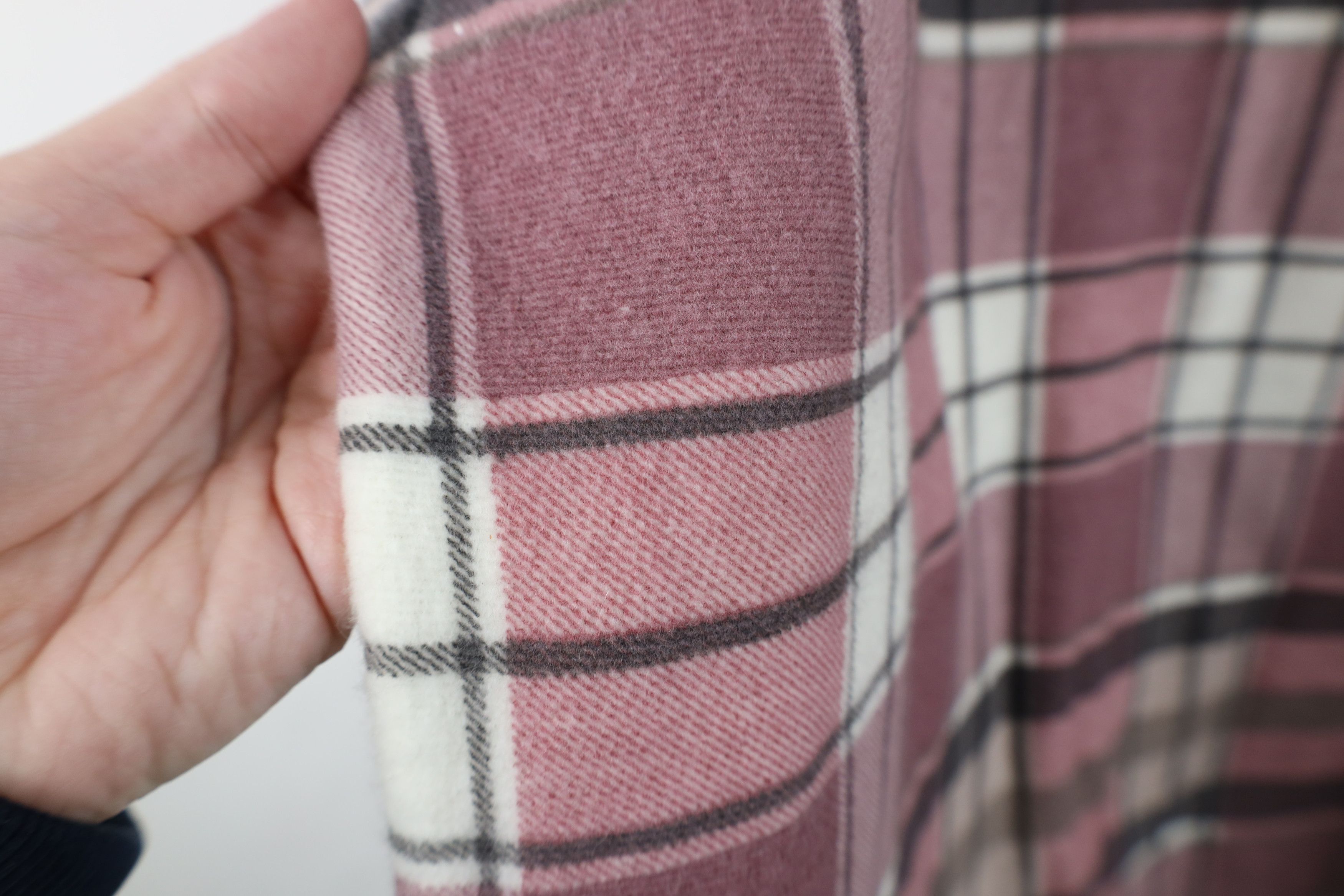 Vintage Vintage 90s Streetwear Mock Neck Sweatshirt Pink Plaid Size 3XL / US 20-22 - 8 Thumbnail