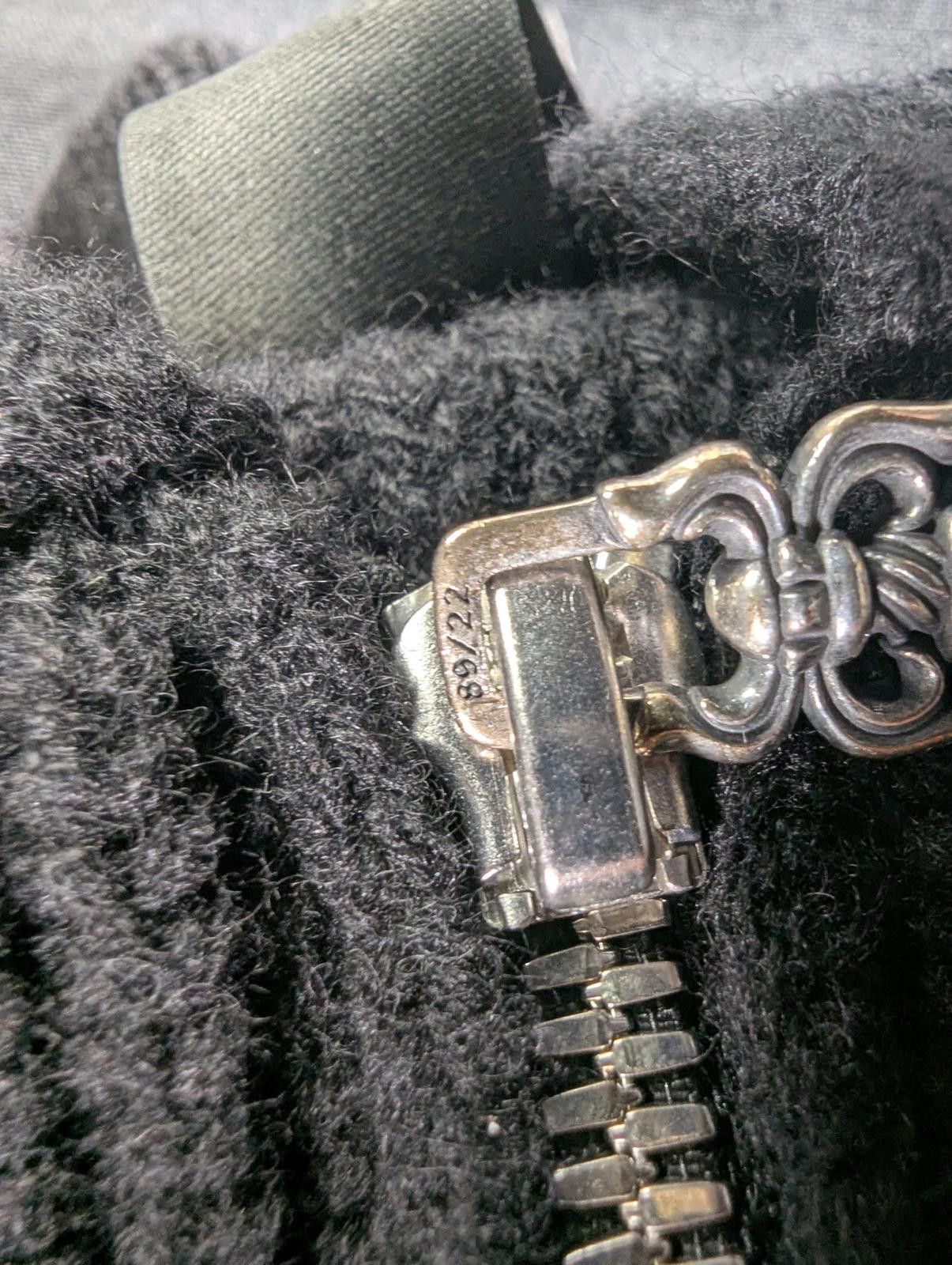 Chrome Hearts Chrome Hearts Cashmere Cross Patch Zip Up Hoodie in Black Size US XL / EU 56 / 4 - 11 Thumbnail