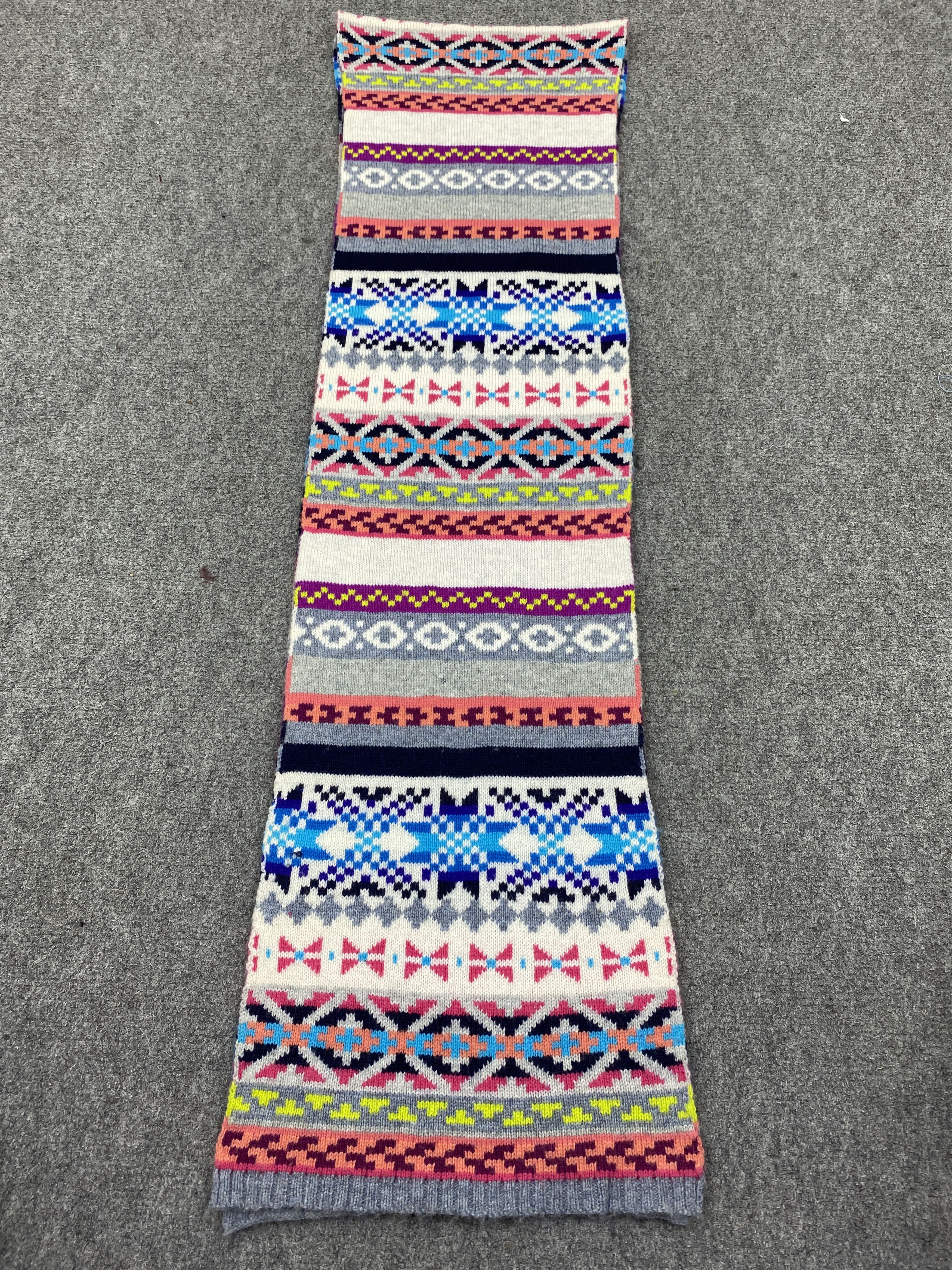 Japanese Brand Japanese Brand Multicolor Scarf / Muffler / Neckwear SC0329 Size ONE SIZE - 5 Thumbnail