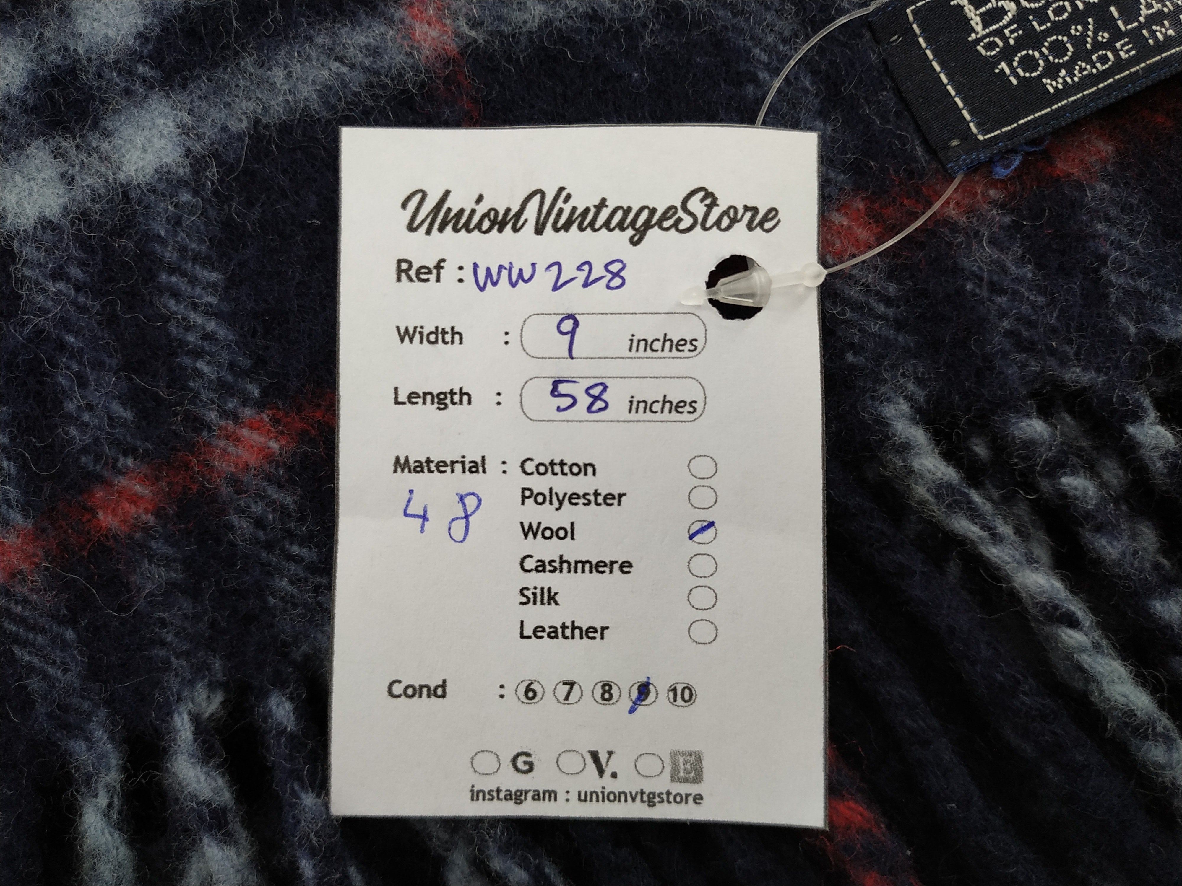 Burberry × Vintage Burberry Scarf / Muffler / Neckwear - WW228 Size ONE SIZE - 7 Thumbnail