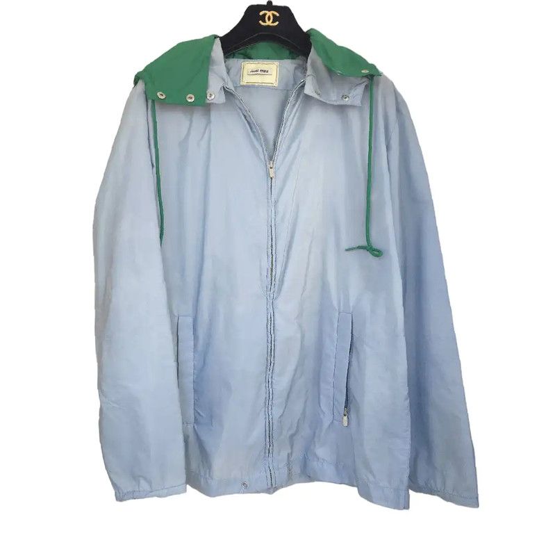 Miu Miu Miu Miu Light Blue Spring Jacket 0089 Size ONE SIZE - 1 Thumbnail