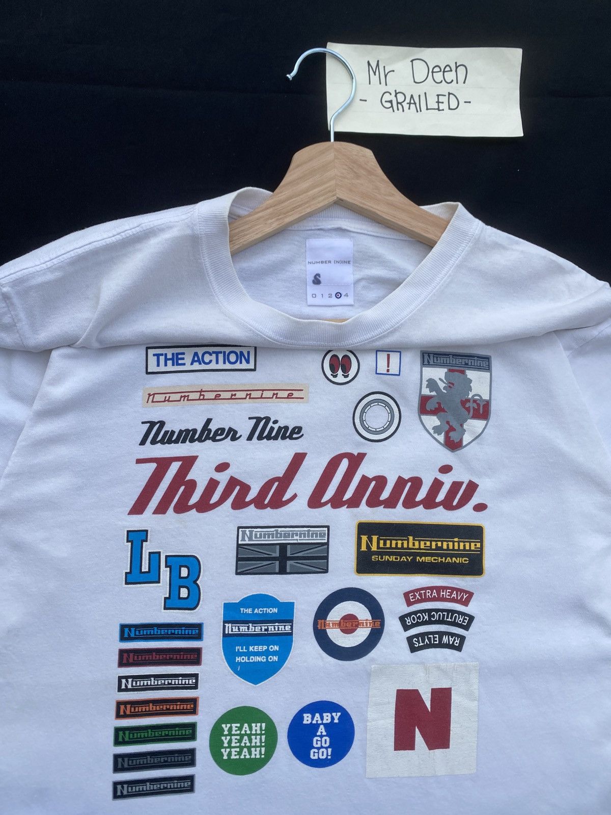 Number (N)ine Rare Takahiromiyshita Number Nine Third Anniversary Tshirt Size US S / EU 44-46 / 1 - 10 Thumbnail