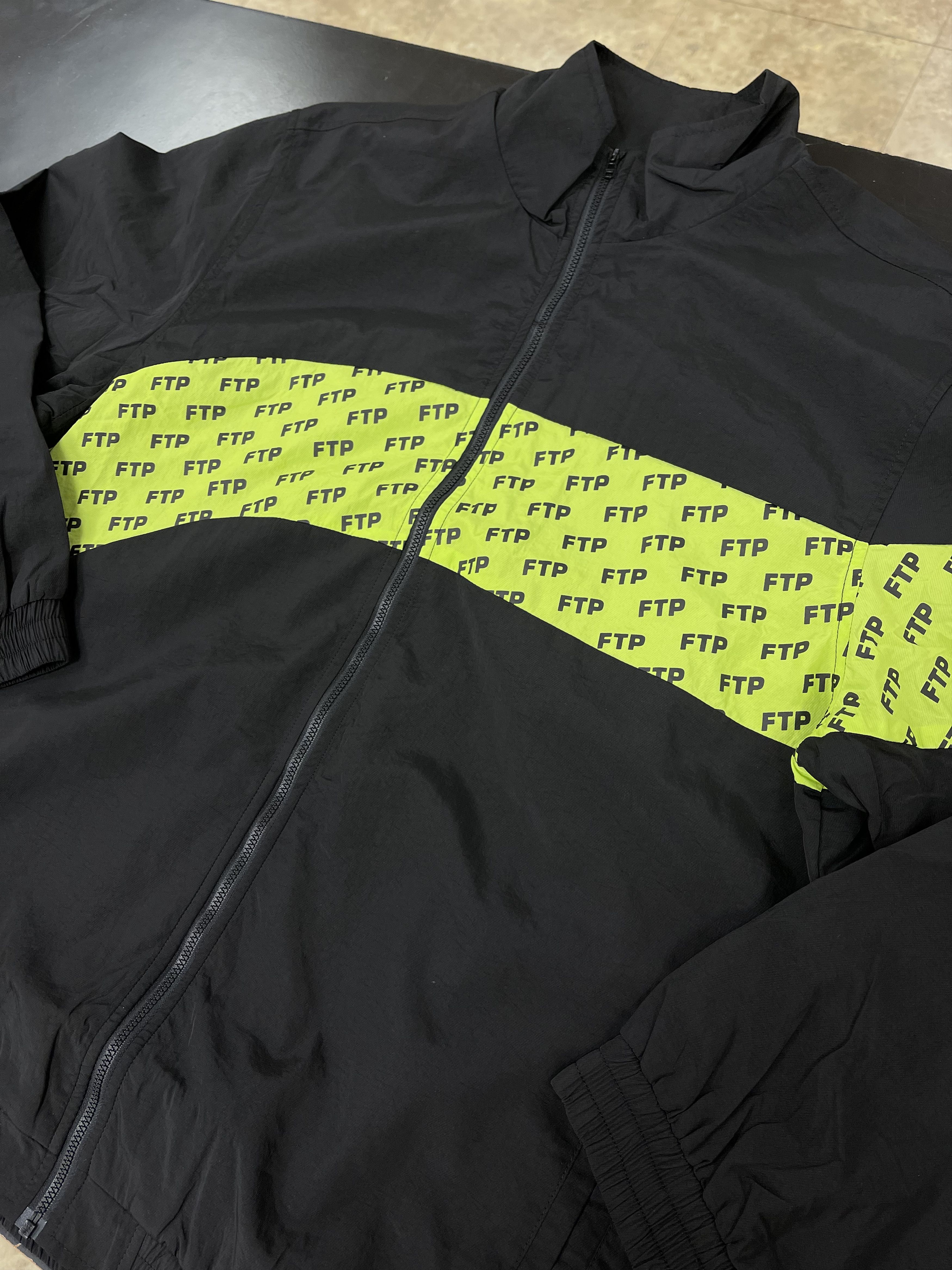Fuck The Population FTP Allover Panel Track Jacket Neon Size US L / EU 52-54 / 3 - 3 Thumbnail