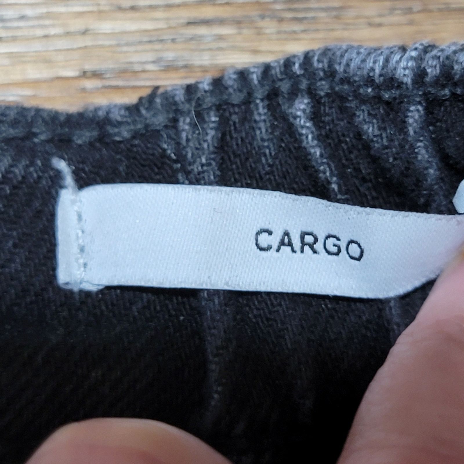 Forever 21 Forever 21 Cargo Wide Leg Black Denim Jeans - Size XS Size 22" - 6 Thumbnail