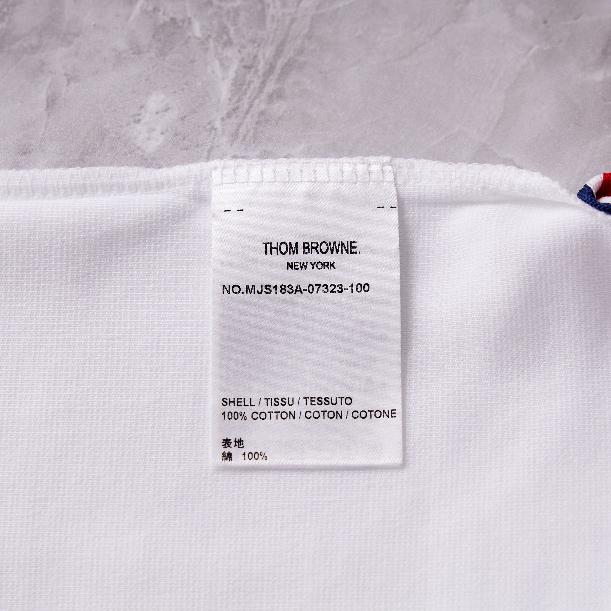 Thom Browne THOM BROWNE Pocket Crew Neck Tee WHITE Size US XL / EU 56 / 4 - 7 Thumbnail