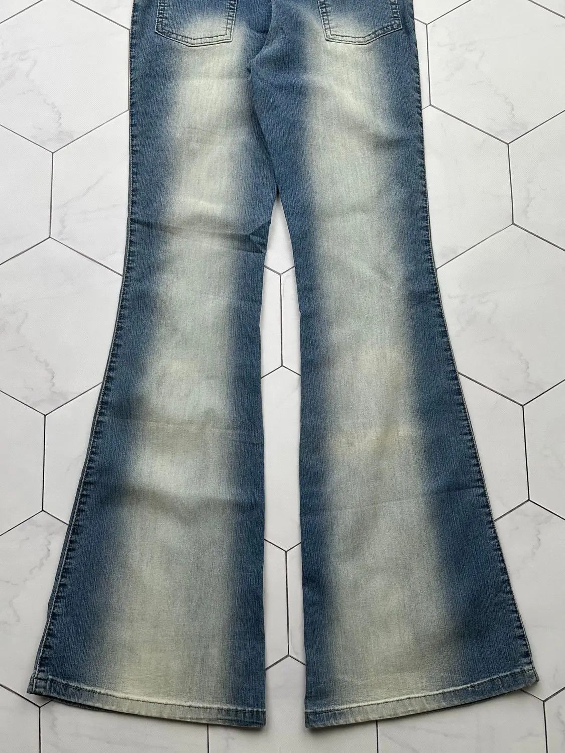 Vintage Vintage Faded Flare Jeans (B439)E2 Size 27" / US 4 / IT 40 - 6 Thumbnail