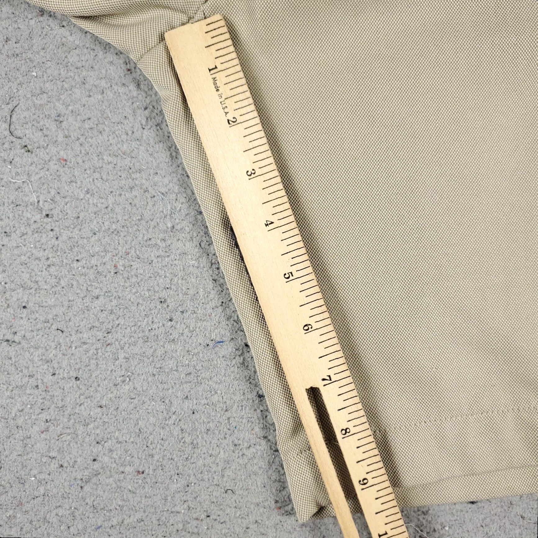 Vintage Greg Norman Mens Shorts 40 Beige Chino Flat Front Casual Business Travel Workwear Size US 40 / EU 56 - 6 Thumbnail