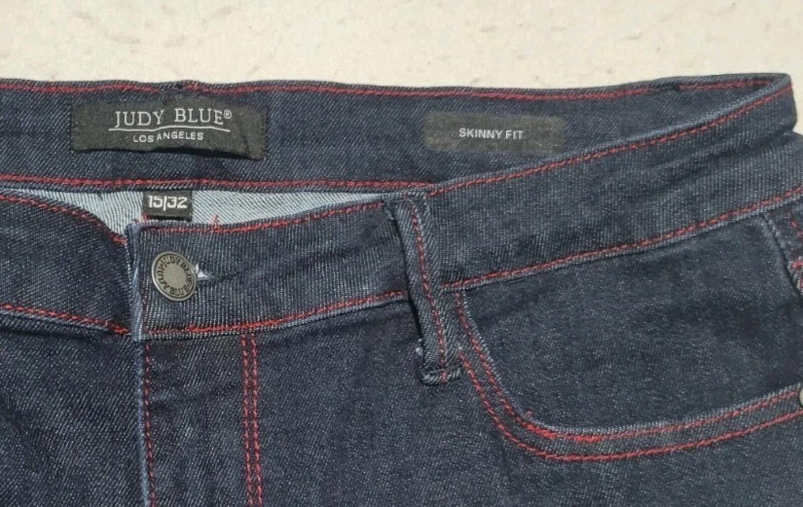 Other Judy Blue Heart Pocket Skinny Fit Jeans Size 15/32 Size 30" / US 8 / IT 44 - 3 Thumbnail
