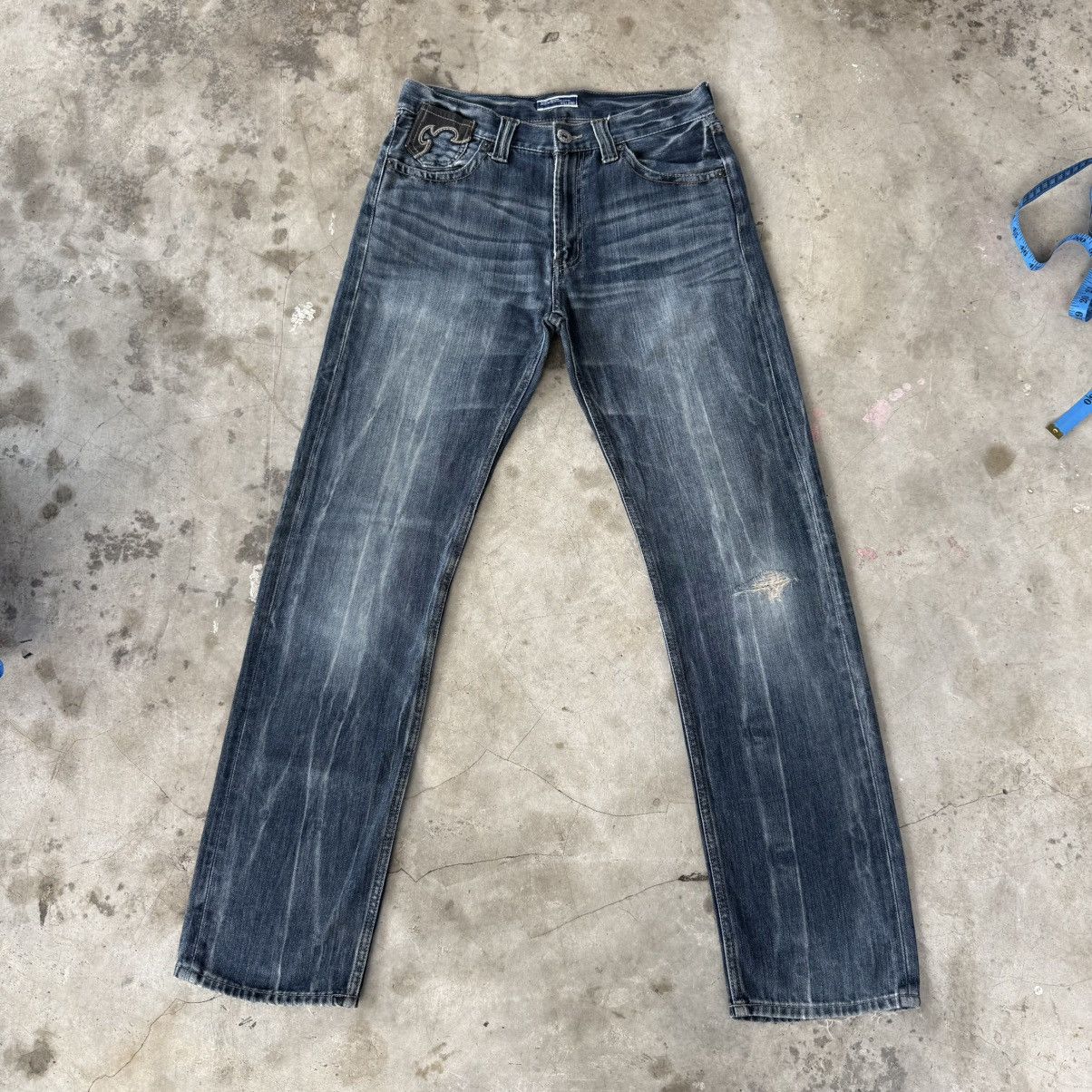 Japanese Brand W31x31.5 Vintage villand Faded Denim Jean Pants Size US 31 - 2 Thumbnail