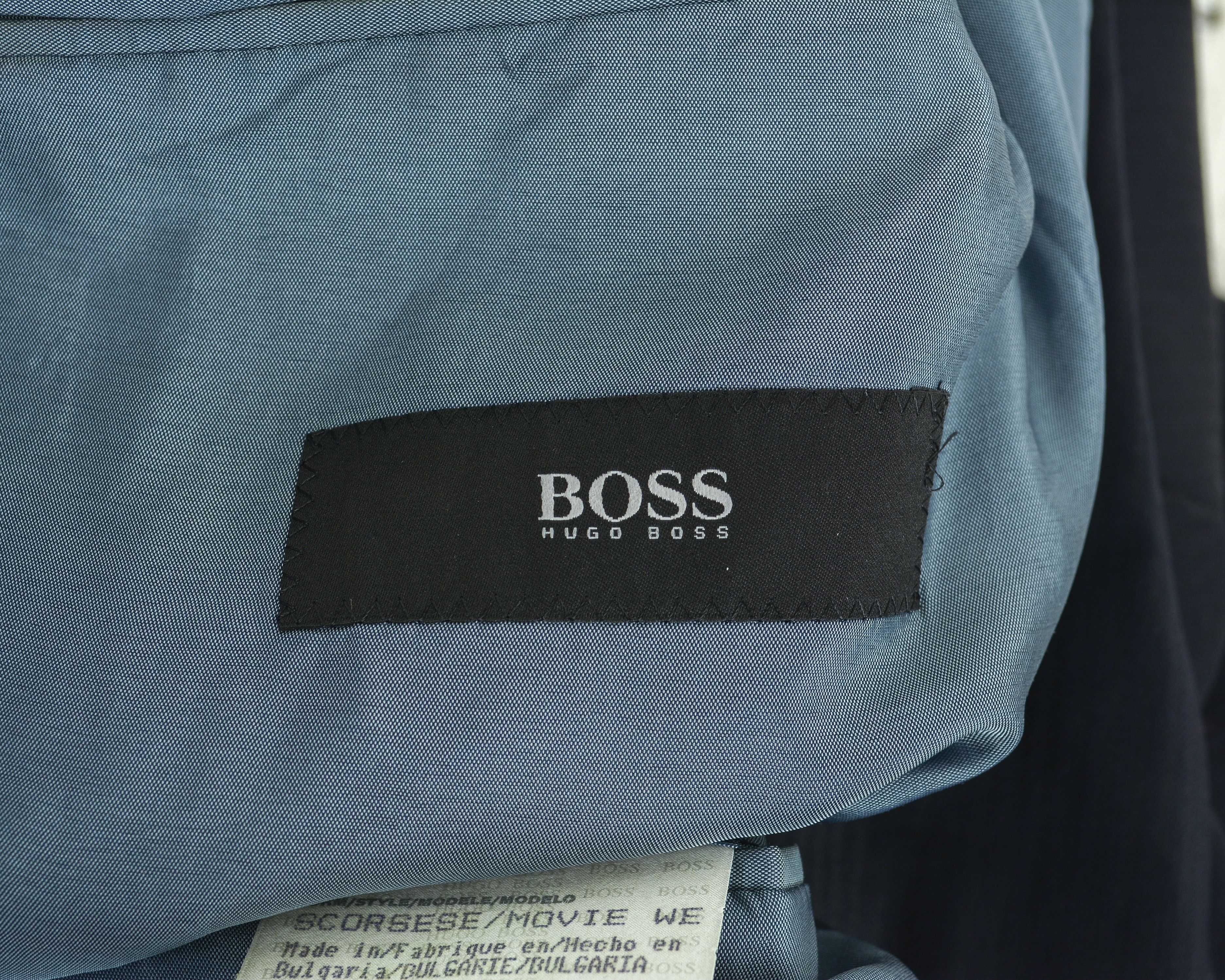 Hugo Boss Scorsese/Movie US 42 UK Wool EU 52 Blazer Suit Jacket Top Size 44L - 5 Thumbnail