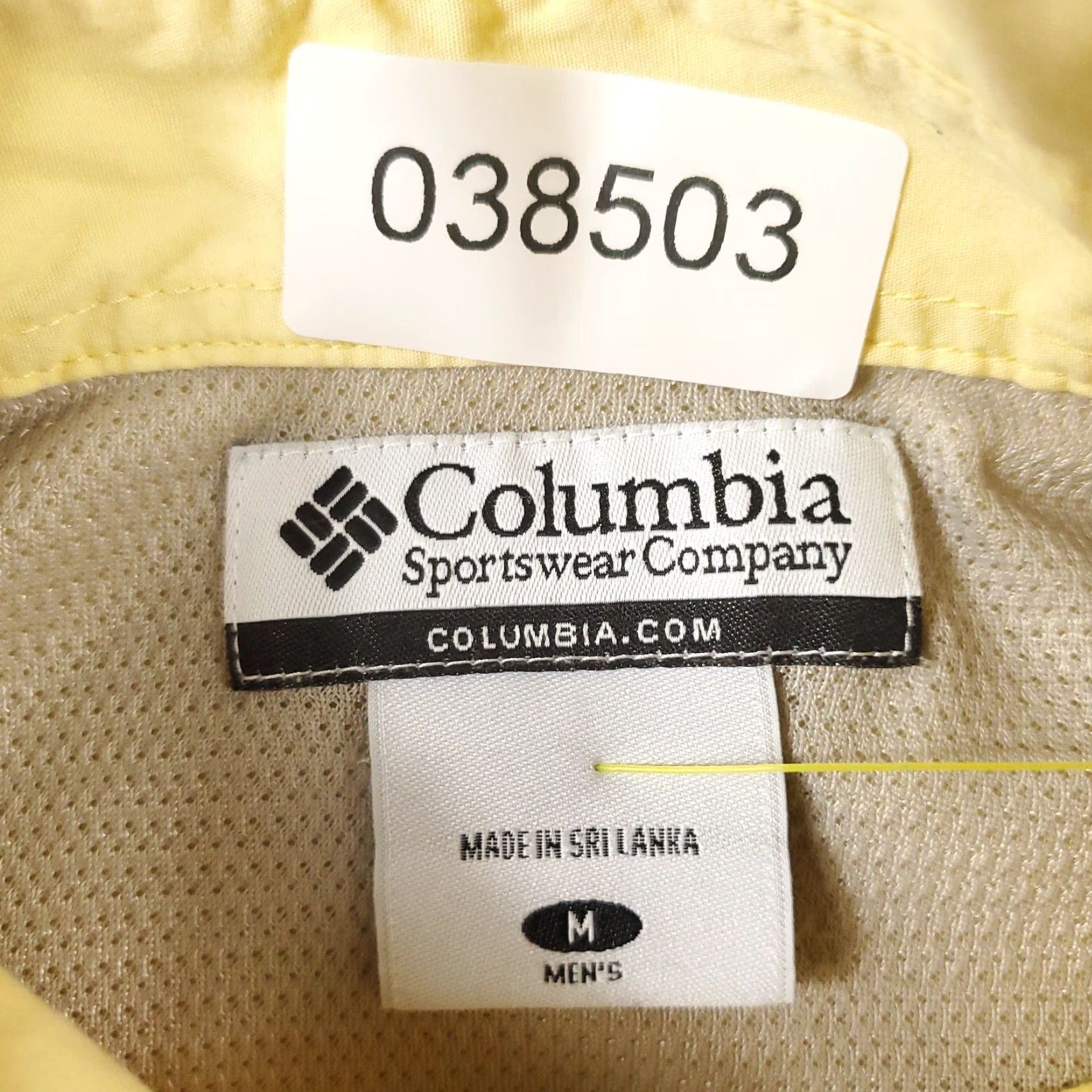 Vintage Columbia Shirt Mens M Yellow Casual Button Up Short Sleeve Size US M / EU 48-50 / 2 - 6 Thumbnail