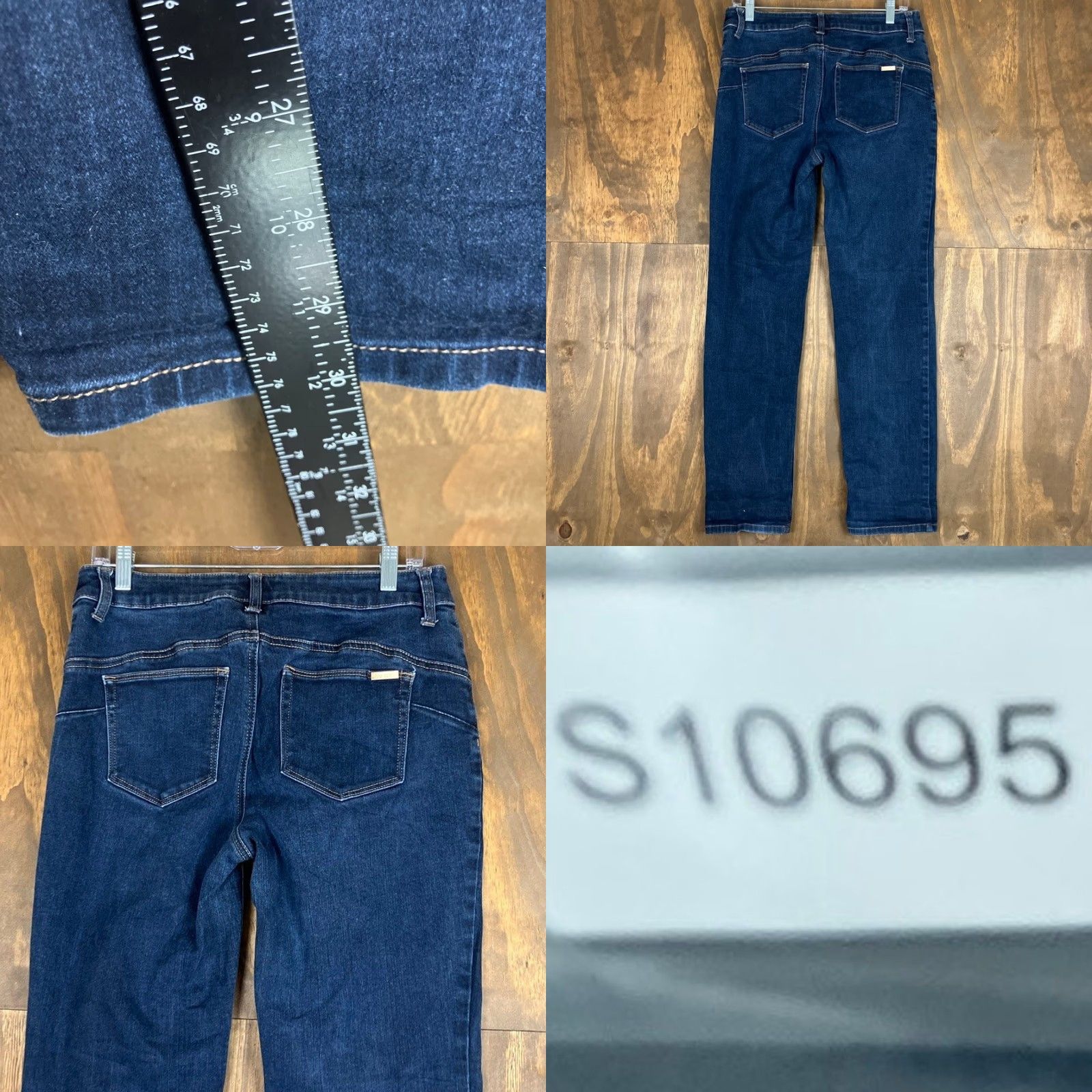 Vintage Chicos Womens Jeans Blue Mid Rise So Slimming Lifting Straight Stretch 1 Jeans Women Regular 31 Inseam 5-Pocket Denim Modern Casual — Mens? Size 25" / US 0 / IT 36 - 8 Thumbnail