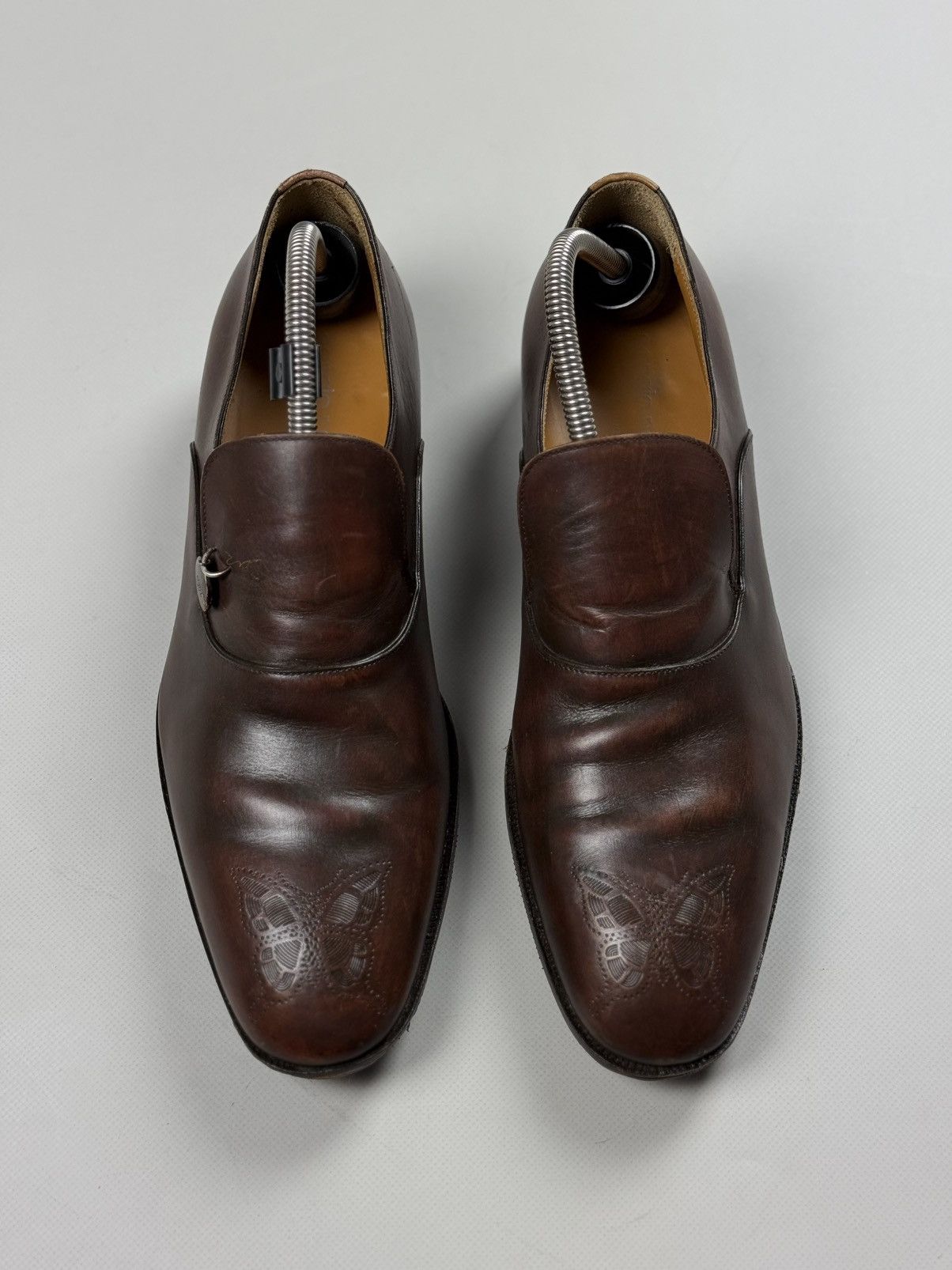 Sergio Rossi Sergio Rossi Men’s Leather Formal Brogue Shoes Size US 8.5 / EU 41-42 - 8 Thumbnail