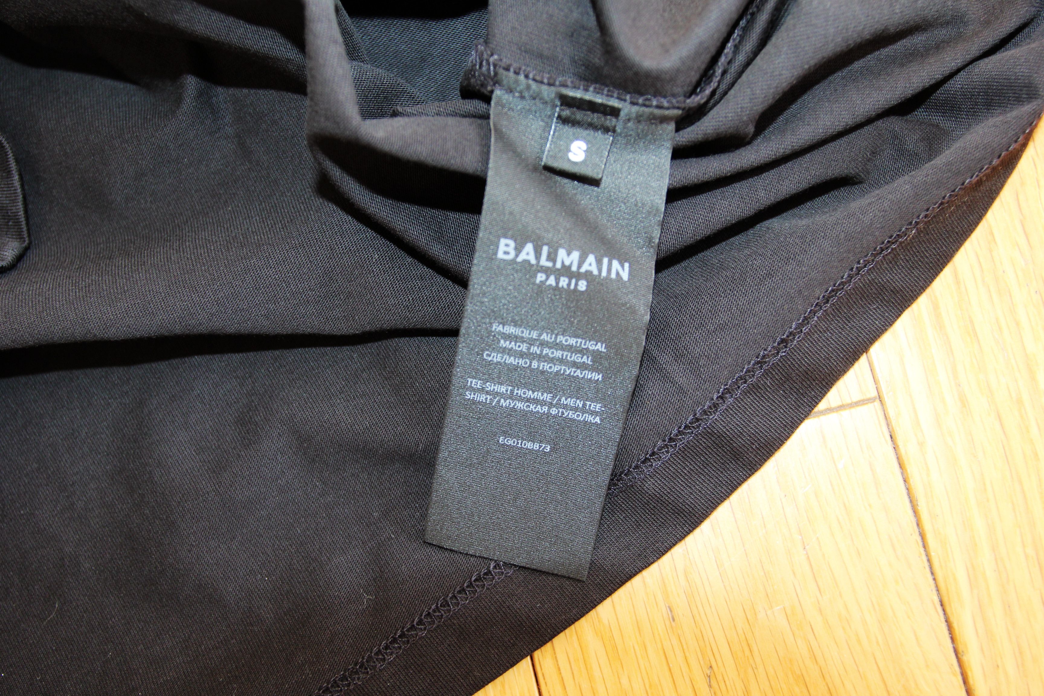 Balmain BNWT AW25 BALMAIN BIG LOGO BLACK TSHIRT S Size US S / EU 44-46 / 1 - 9 Thumbnail