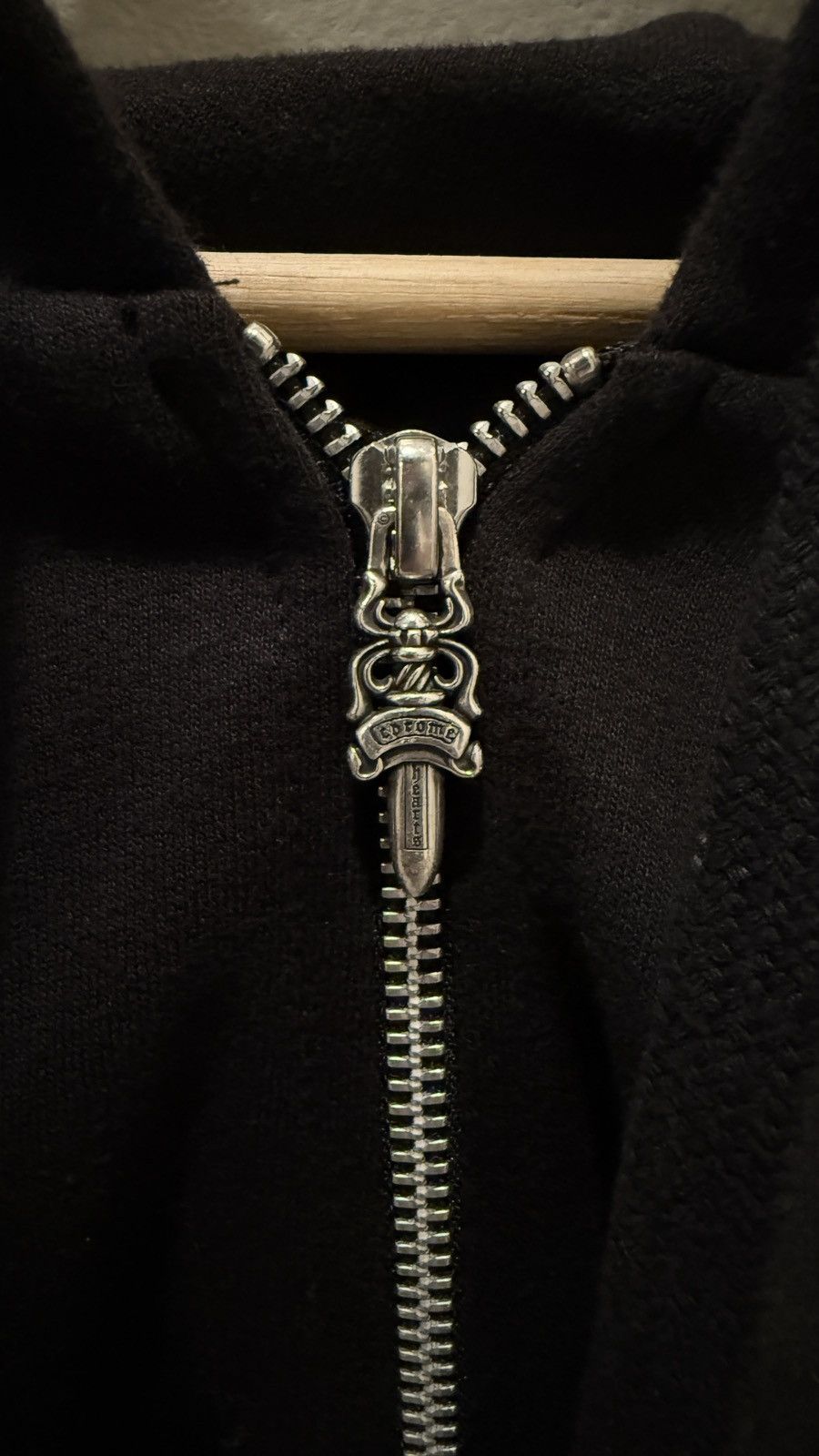 Chrome Hearts Rare Chrome Hearts Scroll Logo Zip Up Hoodie Fuck You Size US XXL / EU 58 / 5 - 3 Thumbnail